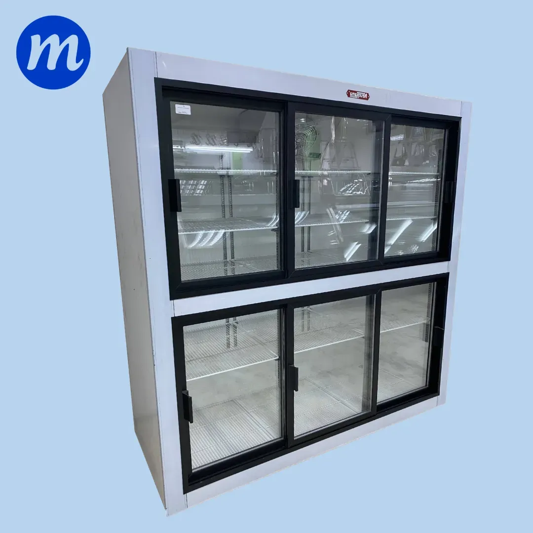 VITRINA 6 PUERTAS 1/2HP 110V NEVERAMA