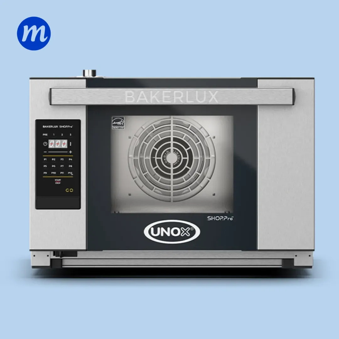 HORNO DE CONVECCION STEFANIA GO ELEC. 220V 3 BANDEJAS 46x33CM UNOX