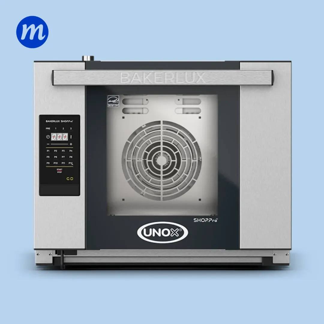 HORNO DE CONVECCION ARIANNA GO ELEC. 220V 4 BANDEJAS 46x33CM UNOX