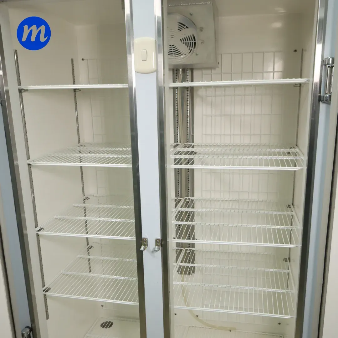 VITRINA UTILITY EN A/I 2 PUERTAS CONSERVACION TIPO PARRILLA 1/2HP NEVERAMA