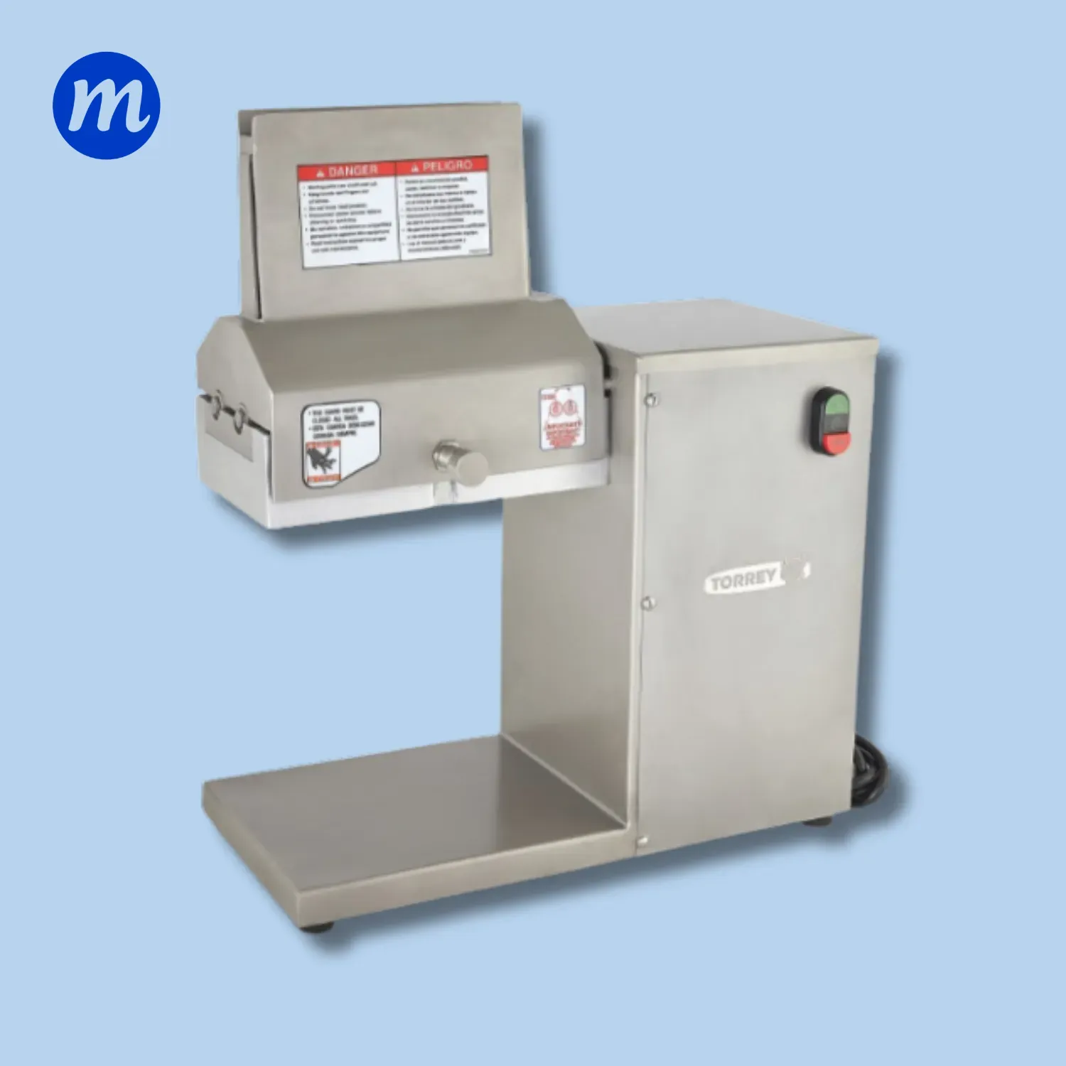 ABLANDADOR BISTECK DE RODILLO CON CORTADOR DE FAJITAS ADICIONAL 110V TORREY