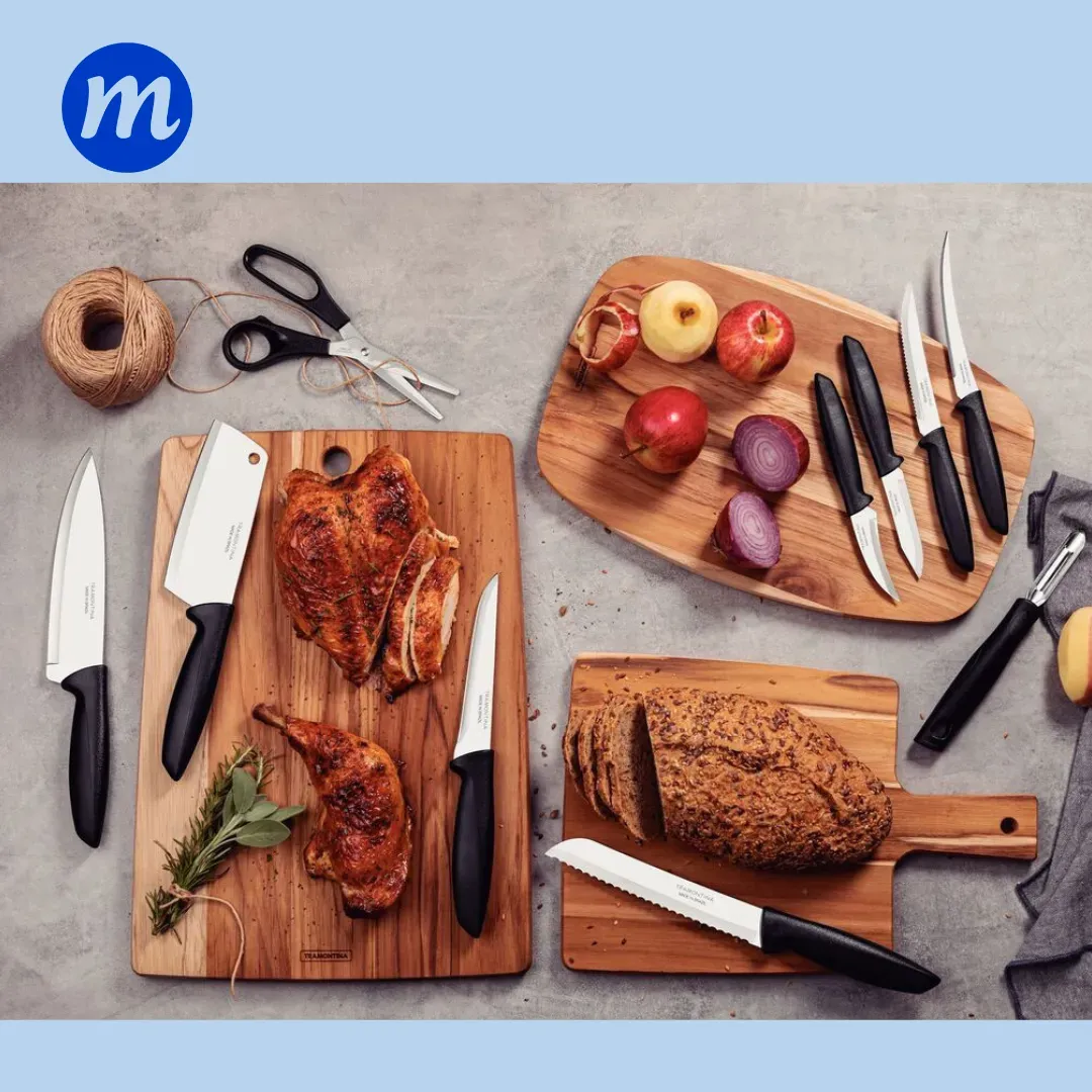 JUEGO CUCHILLOS 10PZAS PLENUS TRAMONTINA