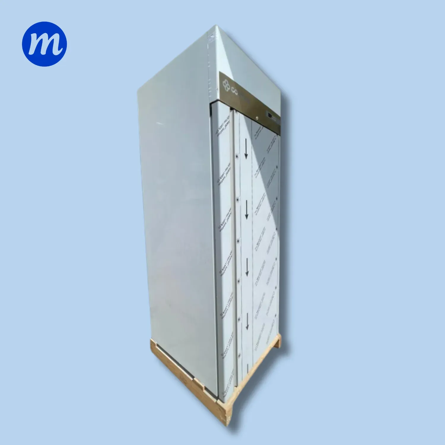 CONGELADOR VERTICAL 1 PUERTA EN ACERO ITALIANO