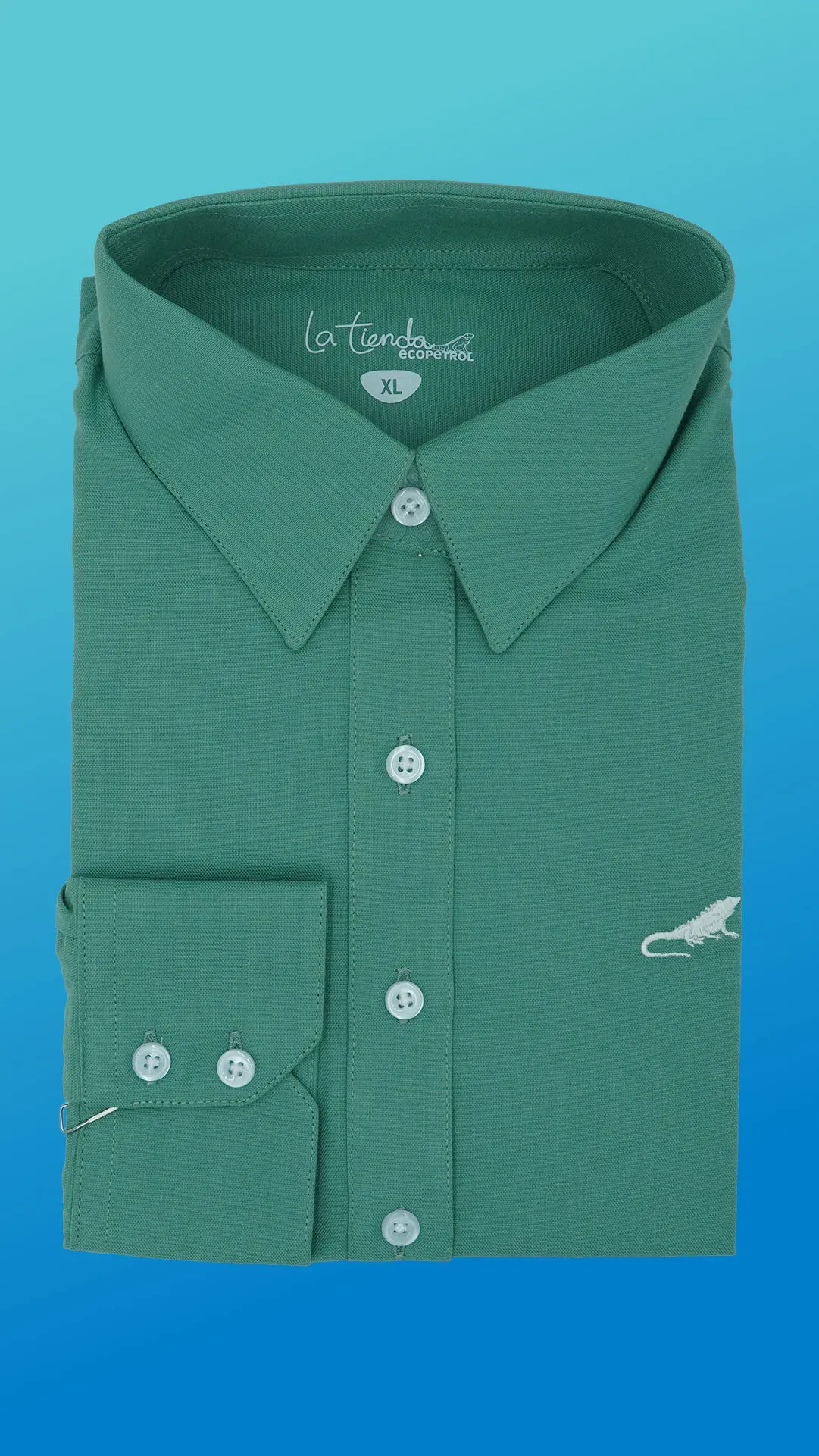 Camisa verde mujer