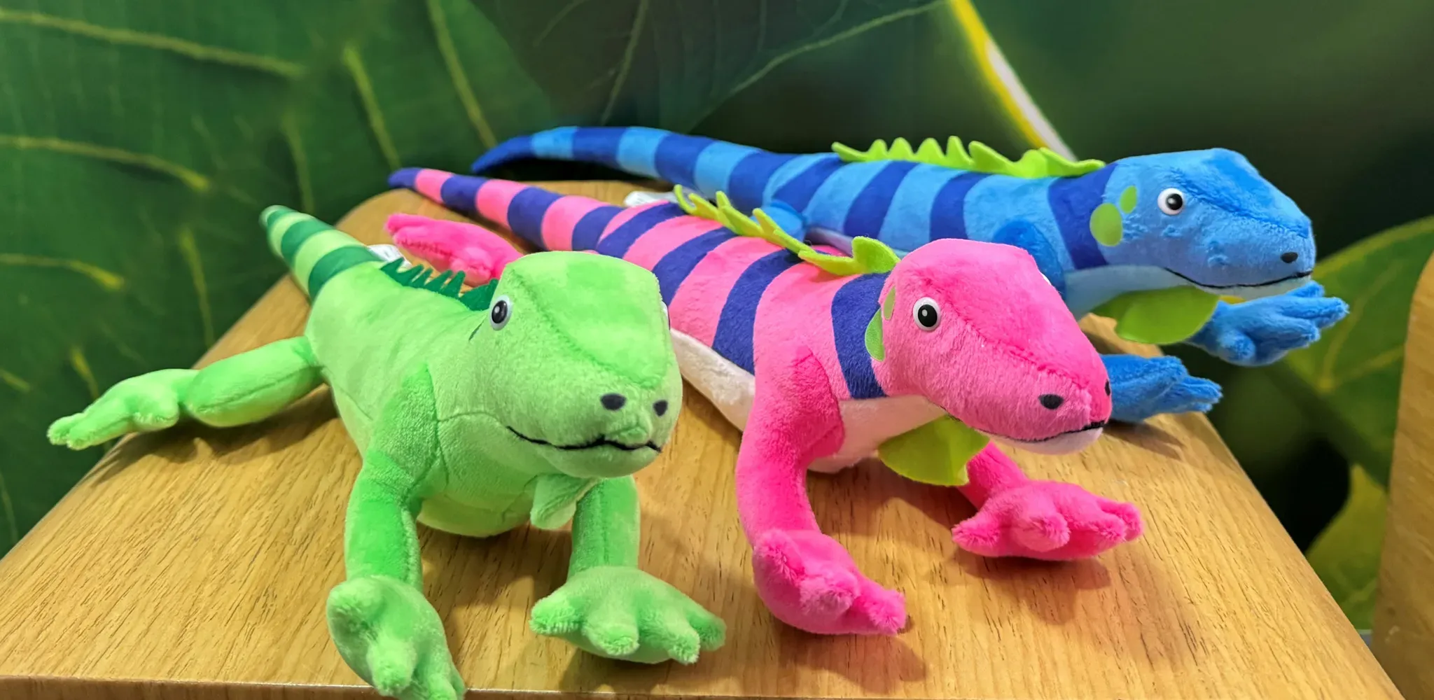 Iguana de peluche de 49 cm