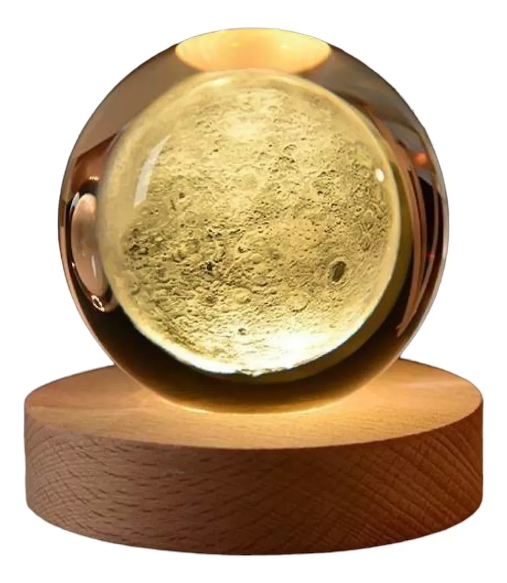 Lámparas De Cristal, esferas 3d Decorativas, para Escritorio