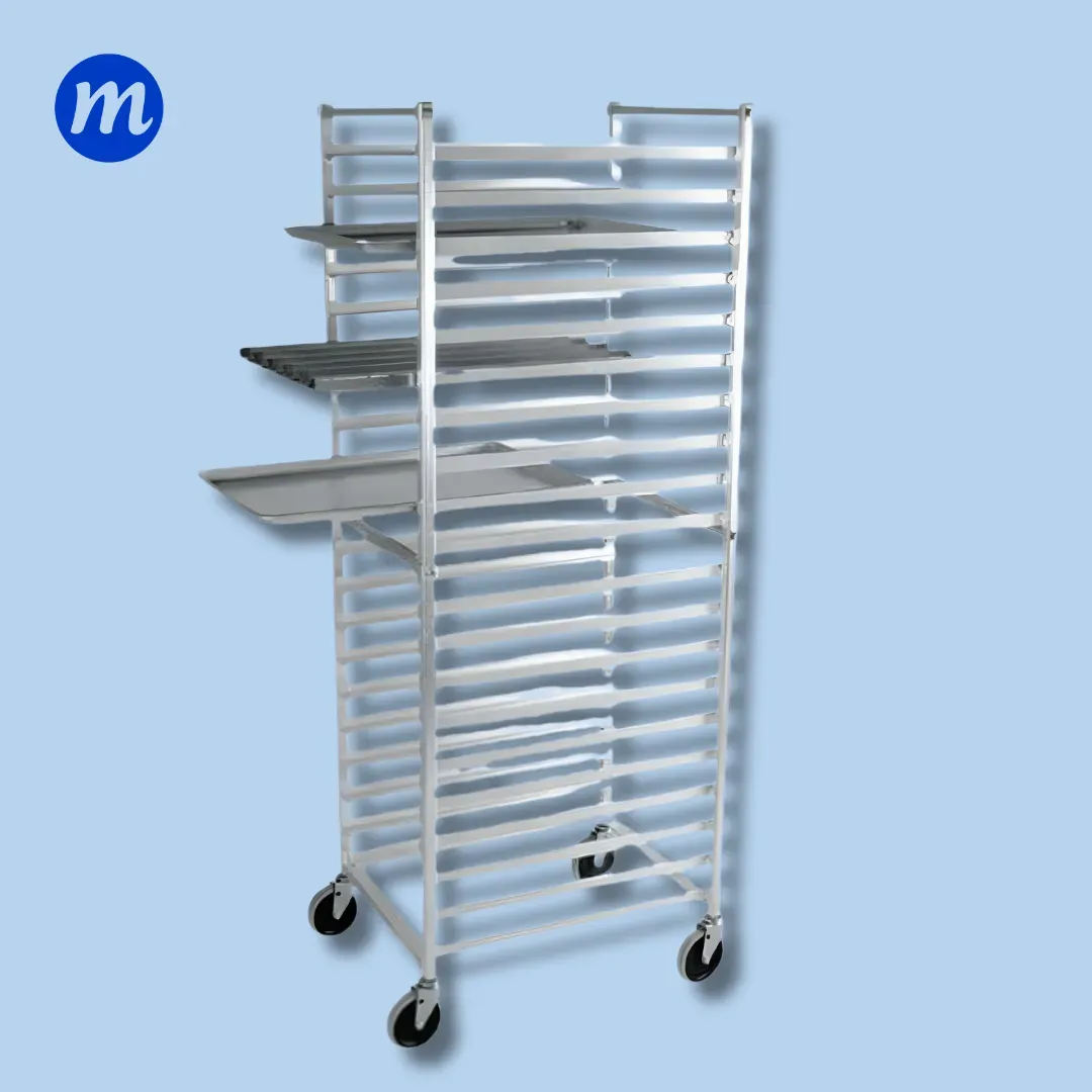 CARRO PORTA BANDEJAS 20 UNIDADES 6302 ALUM WARE
