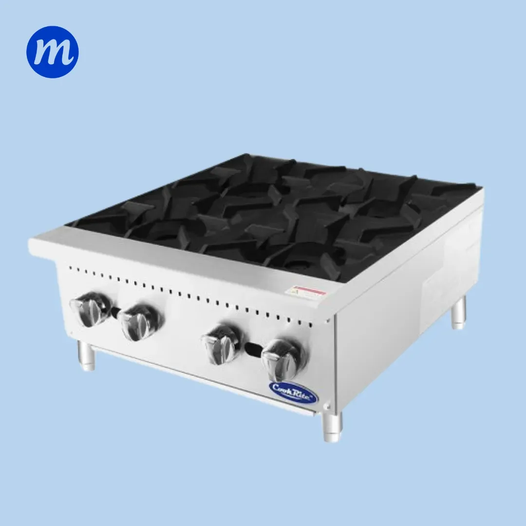 COCINA 4 HORNILLAS DE MESA EN A/I ATOSA