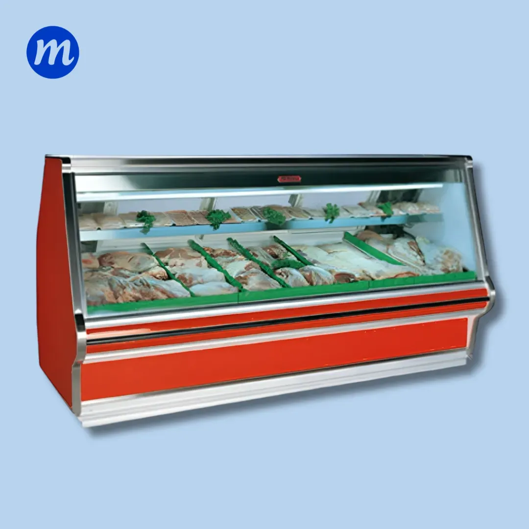 MOSTRADOR CARNICERO CHARCUTERO RECTO 9PIES 2,50MT U/A SIN UNIDAD NEVERAMA