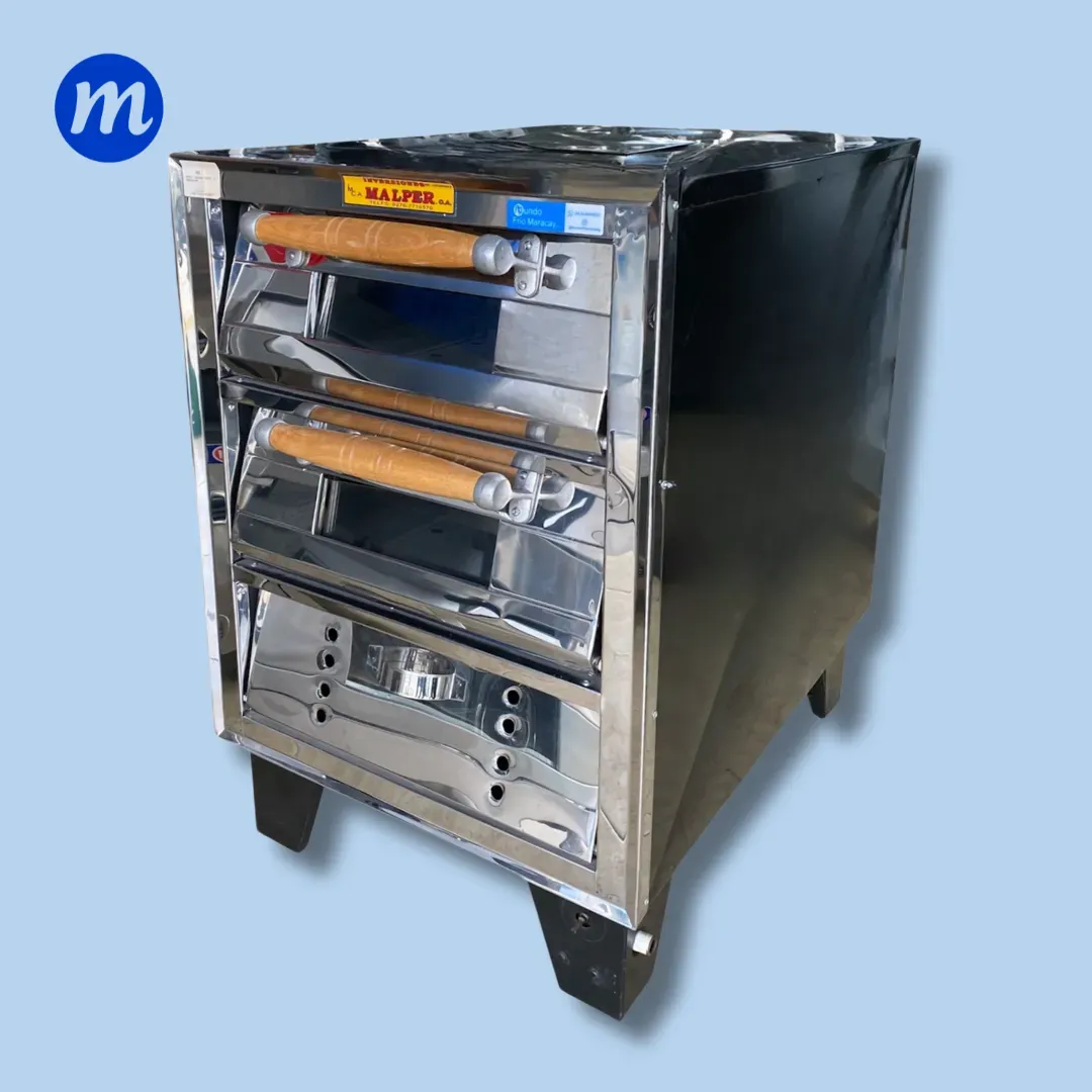 HORNO 2 BANDEJAS PUERTA A/I Y VIDRIO MALPER