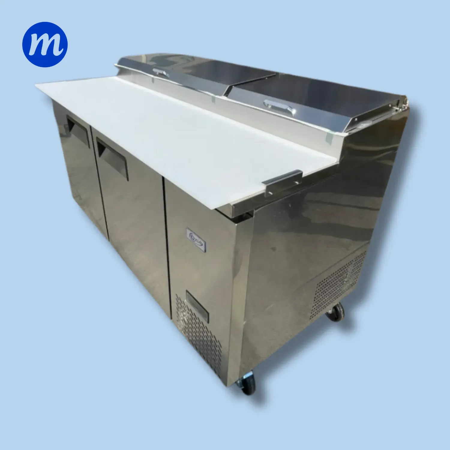 MESA PIZZERA 2 PUERTAS REFRIGERADA 110V BOIA