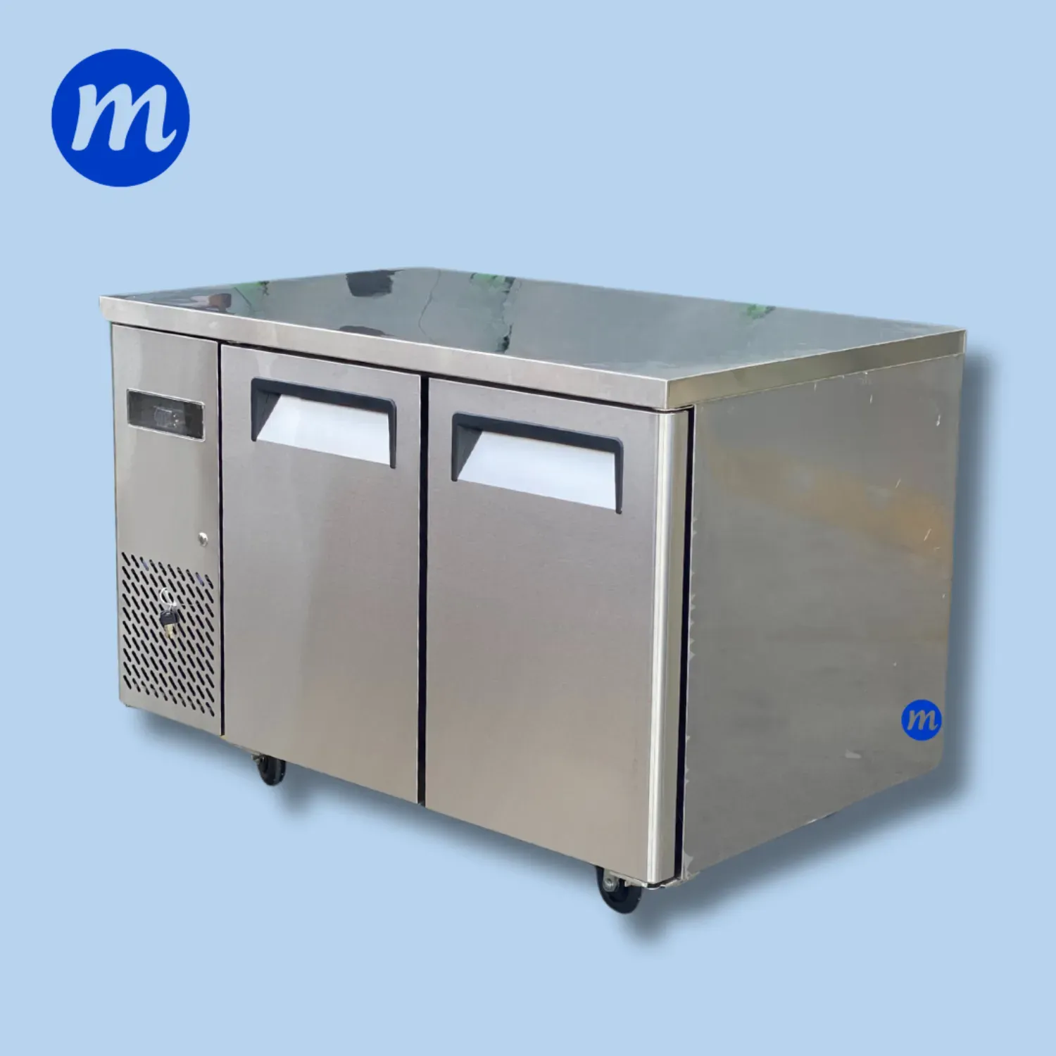MESA DE TRABAJO EN A/I REFRIGERADA 2 PUERTAS 1,20MT 110V STARKCOOK