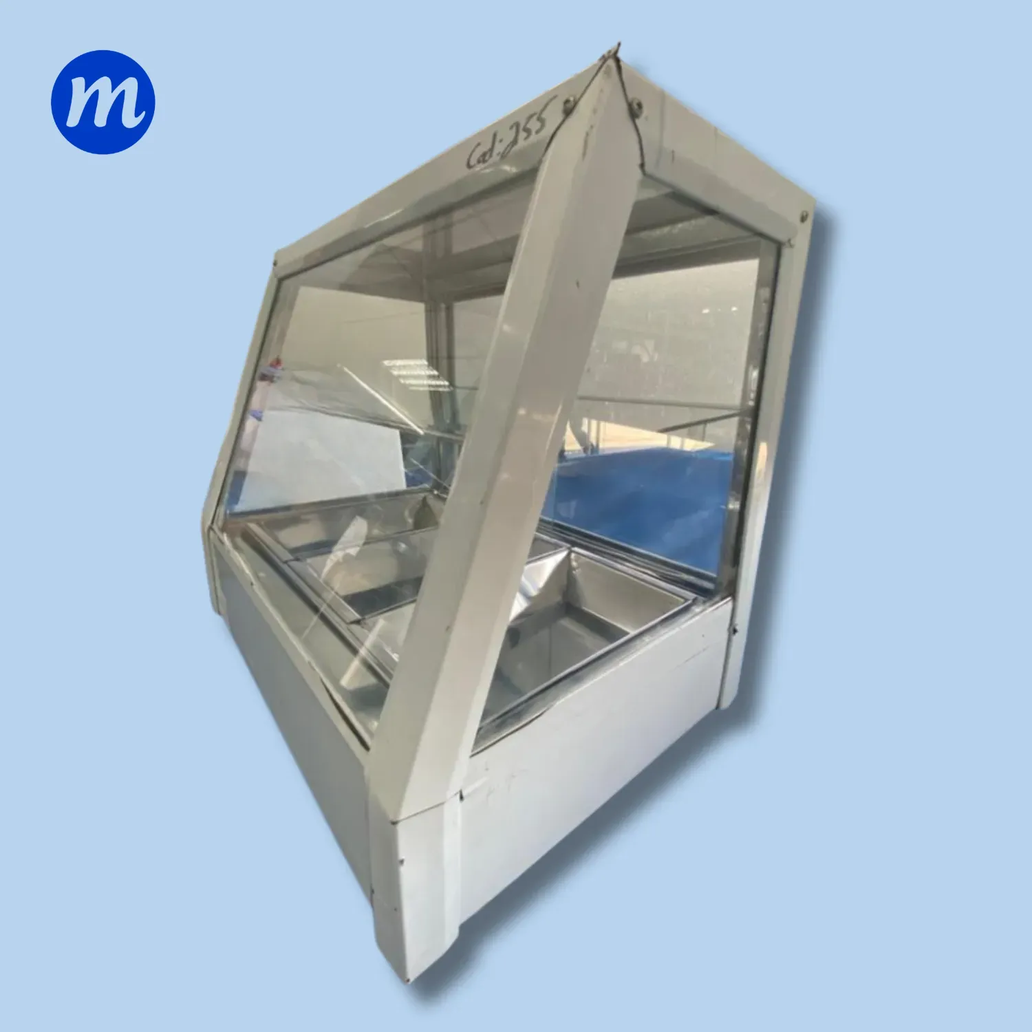 BAÑO DE MARIA SENCILLO 50CM VIDRIO PLANO 110V