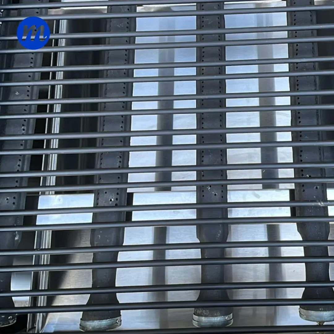 GRILL DE PEDESTAL A GAS 4 QUEMADORES METAL ACERO