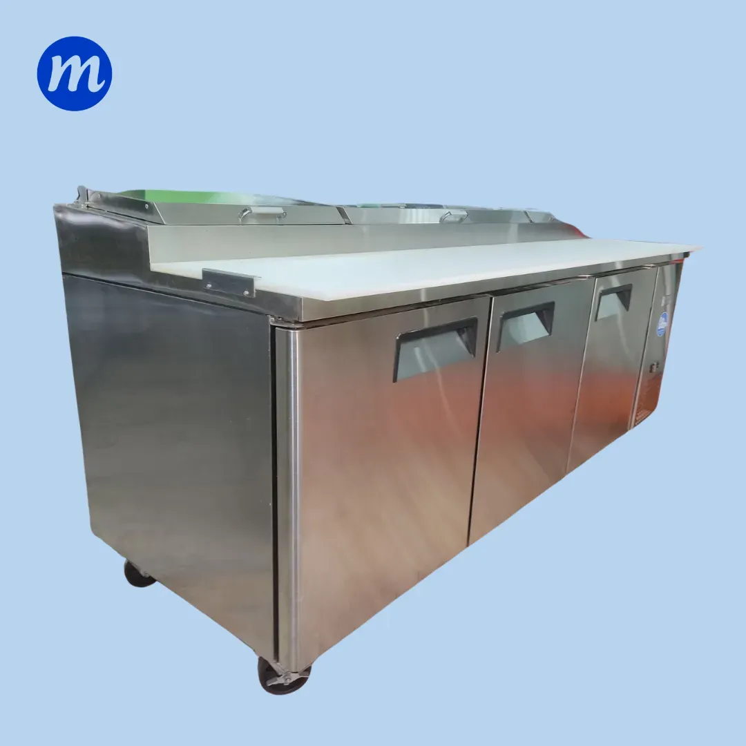 MESA PIZZERA 3 PUERTAS REFRIGERADA 110V STARKCOOK