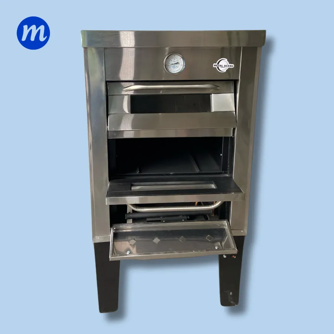 HORNO 2 BANDEJAS PUERTA A/I Y VIDRIO METAL ACERO