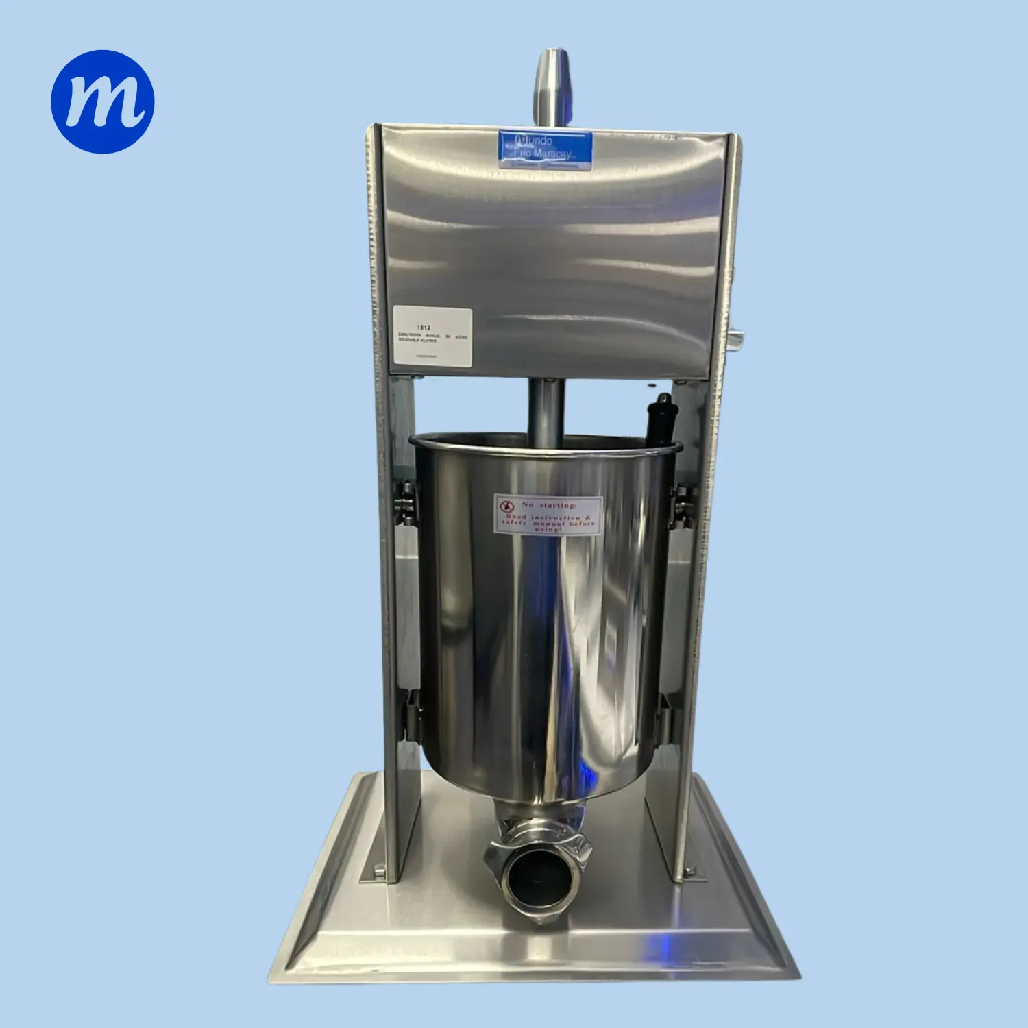 EMBUTIDORA VERTICAL MANUAL 10 LITROS