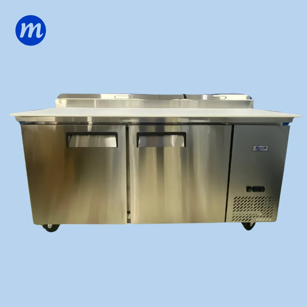 MESA PIZZERA 2 PUERTAS REFRIGERADA 110V BOIA