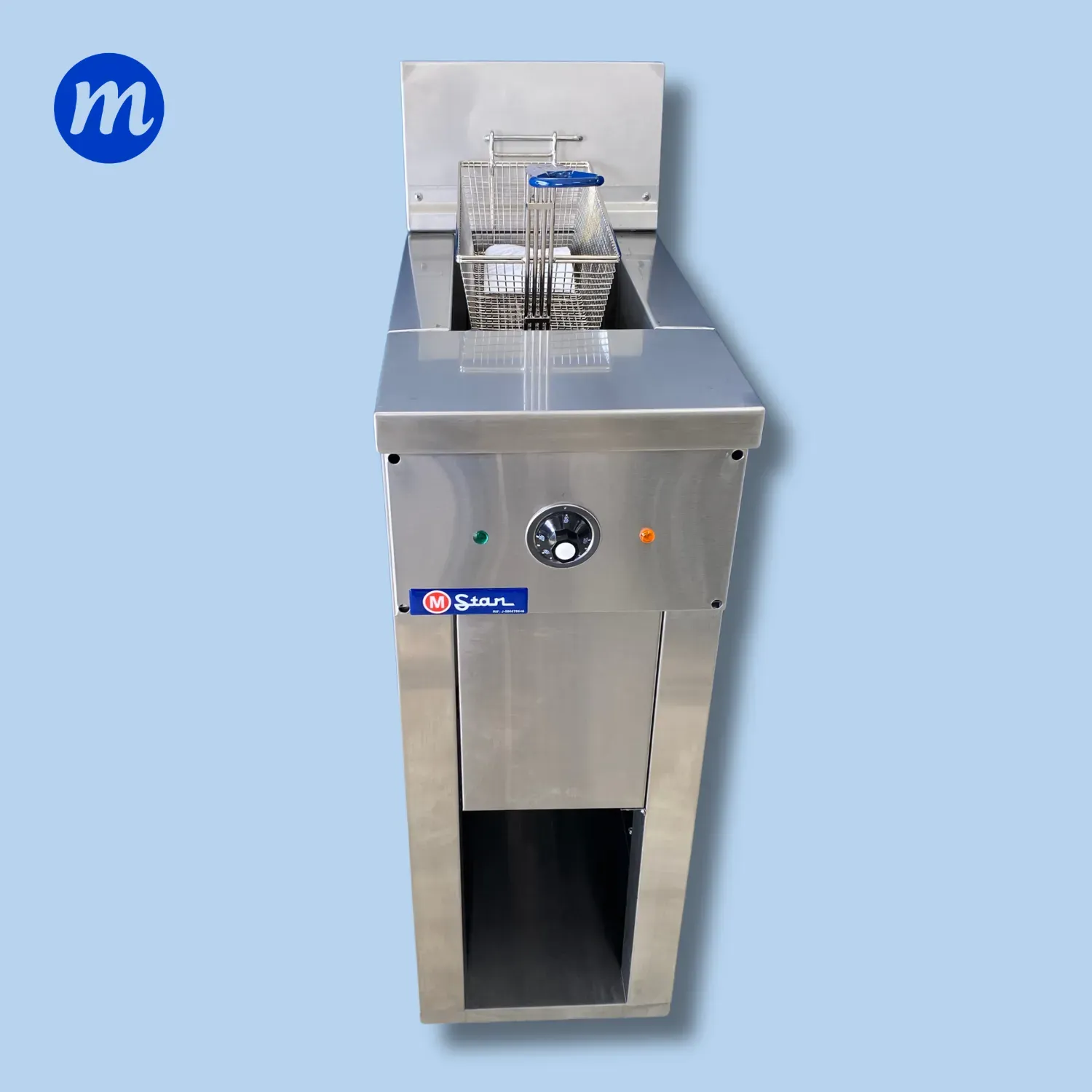 FREIDORA DE PEDESTAL 1 CESTAS 17 LITROS ACEITE 3 LITROS AGUA ELECTRICA A/I STAR