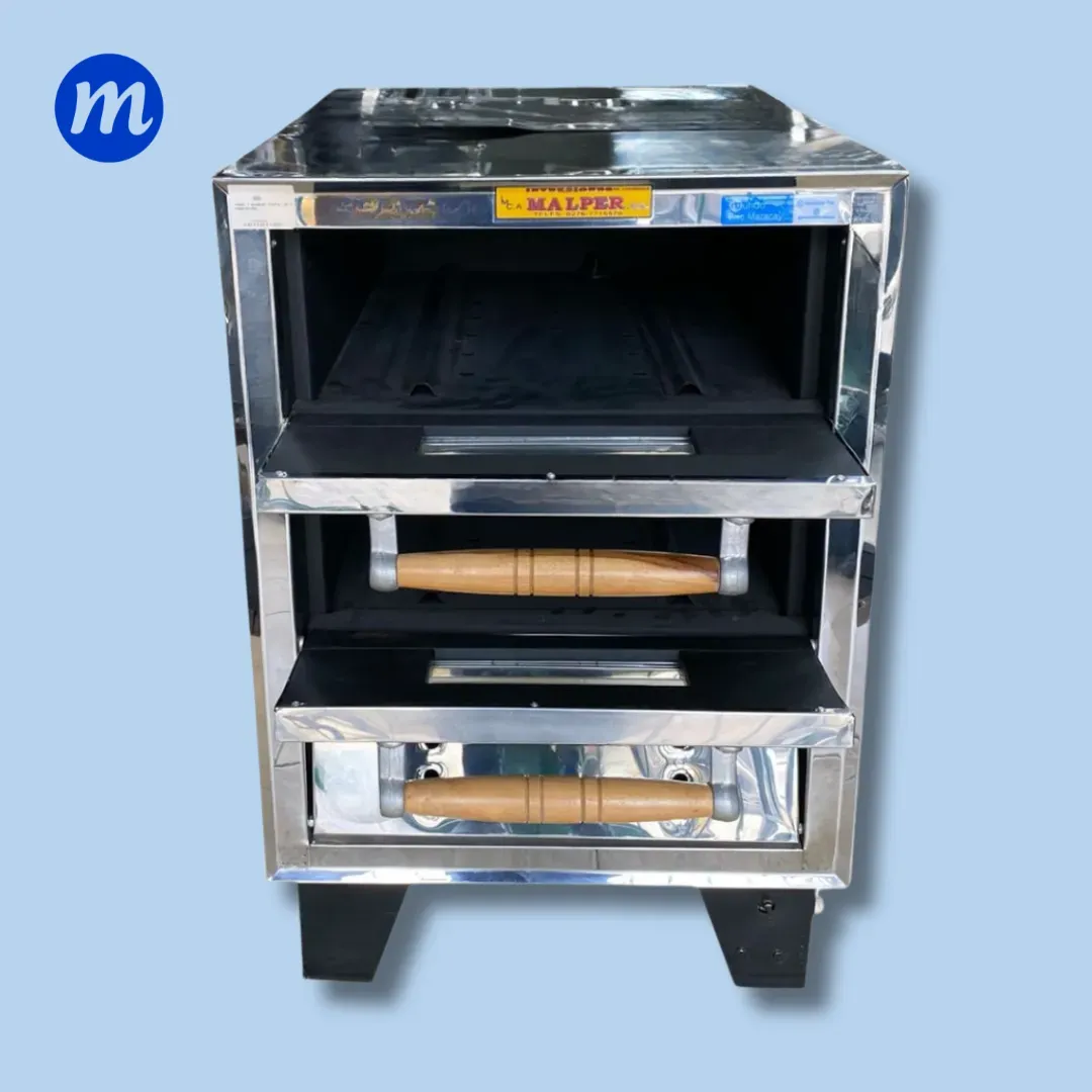 HORNO 2 BANDEJAS PUERTA A/I Y VIDRIO MALPER