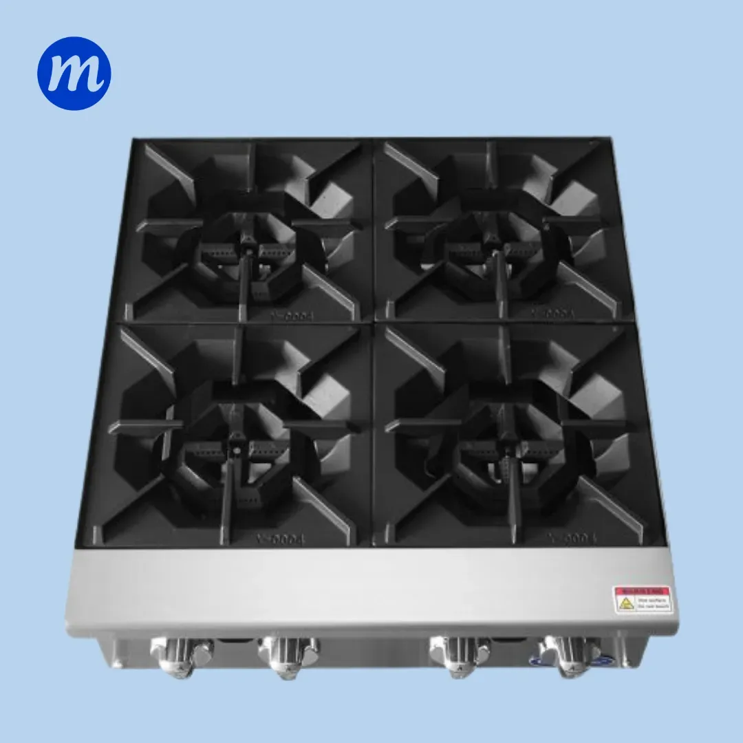 COCINA 4 HORNILLAS DE MESA EN A/I ATOSA