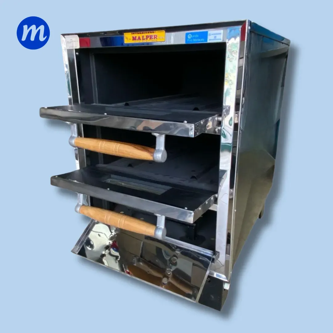 HORNO 2 BANDEJAS PUERTA A/I Y VIDRIO MALPER