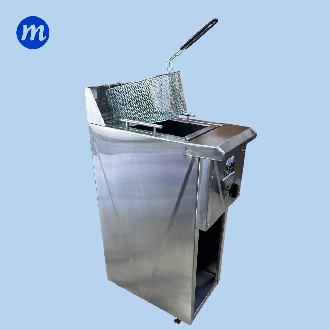 FREIDORA DE PEDESTAL 1 CESTA 8 LITROS GAS A/I EQUIMAQ