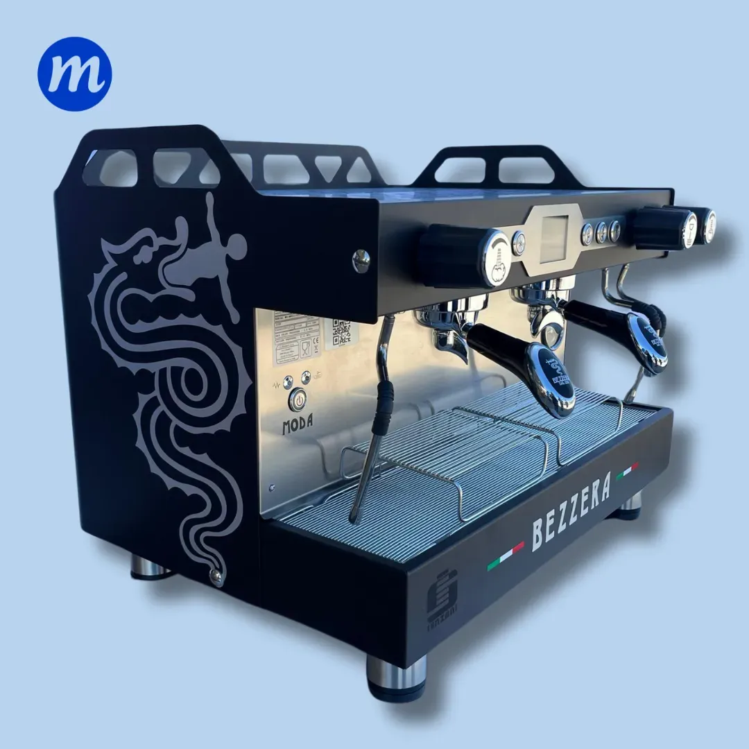 MAQUINA DE CAFE 2 GRUPOS MODA NEGRA 11 LITROS 220V BEZZERA