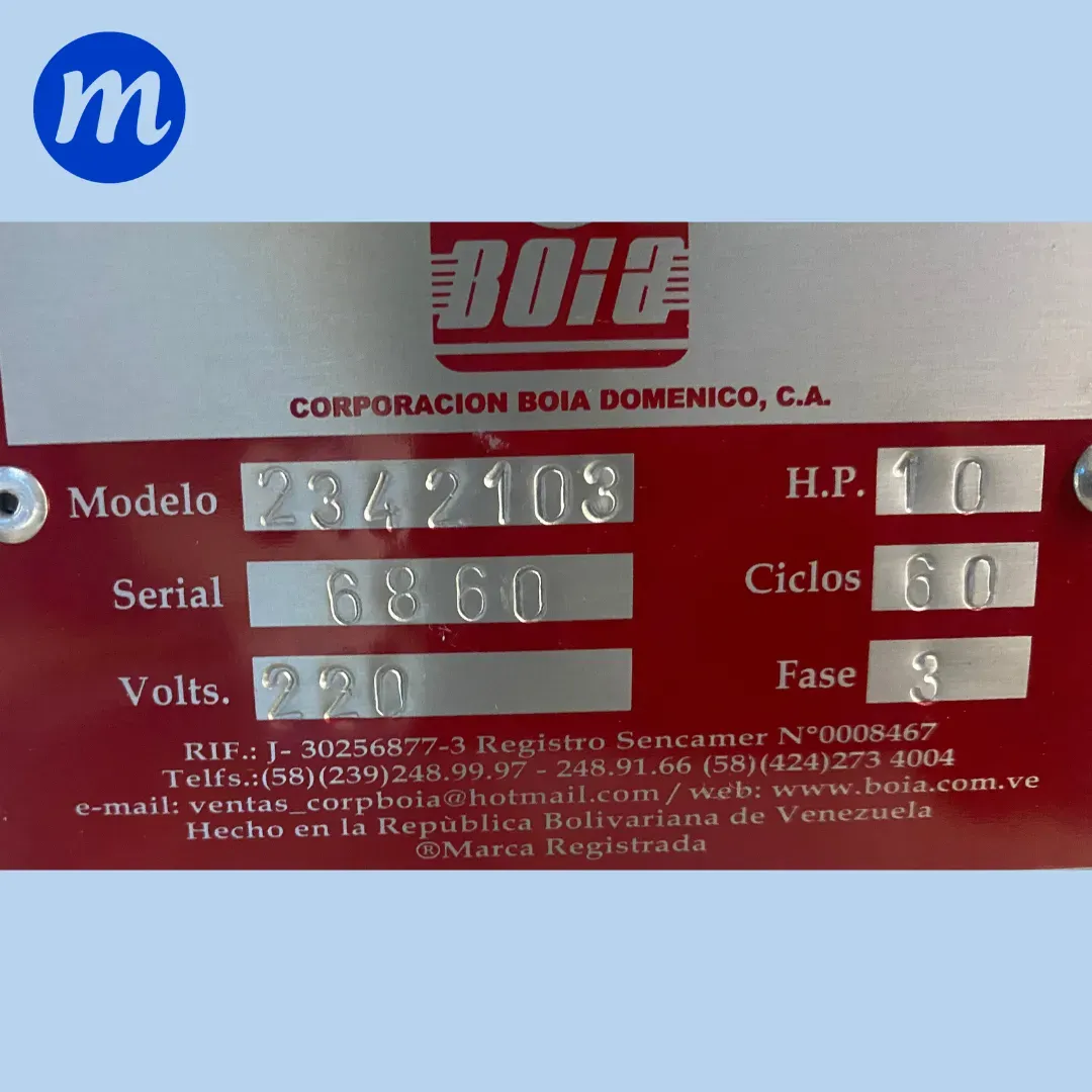 MOLINO DE CARNE 10HP BOCA #42 220v