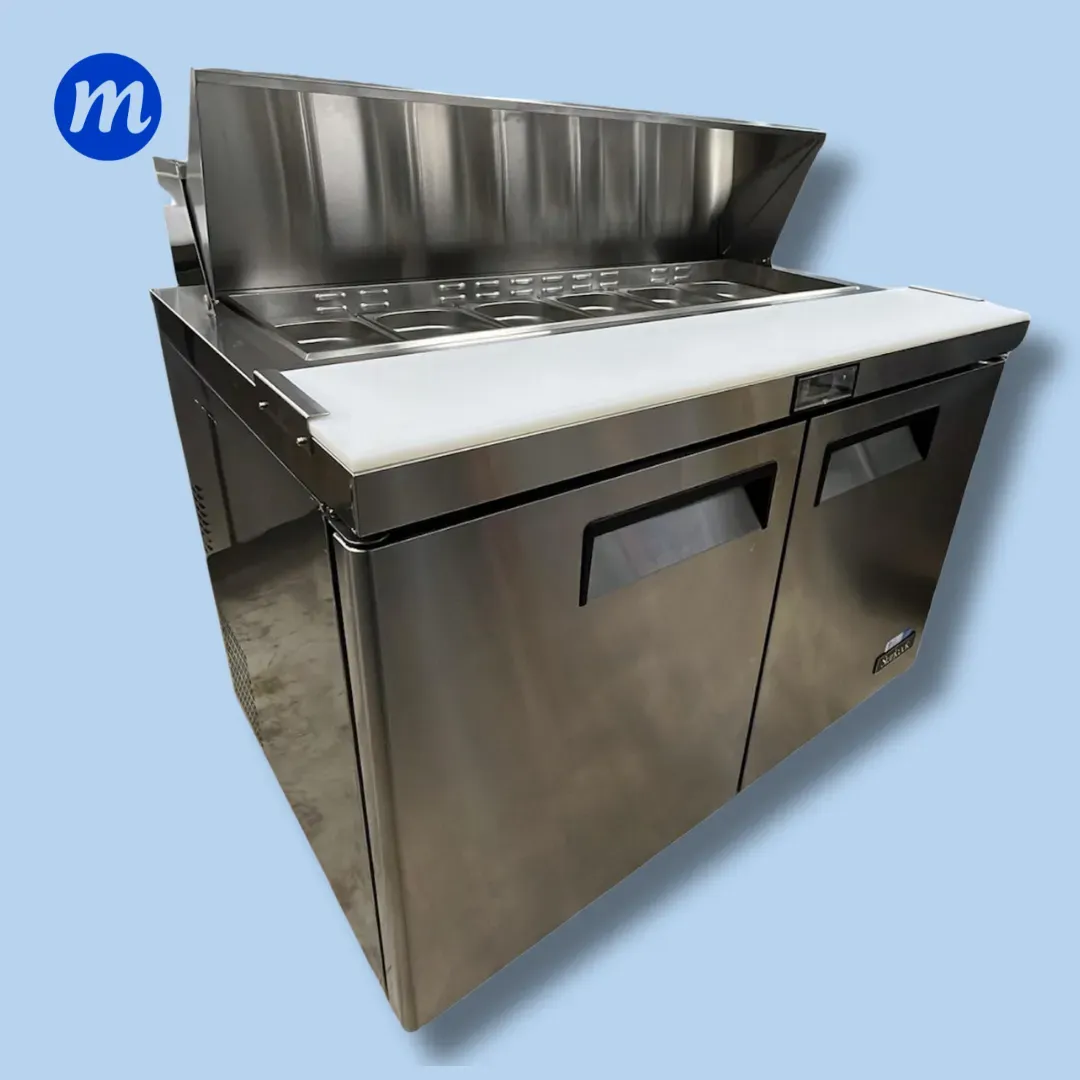 MESA LUNCHERA 2 PUERTAS REFRIGERADA 1.20MT 110V