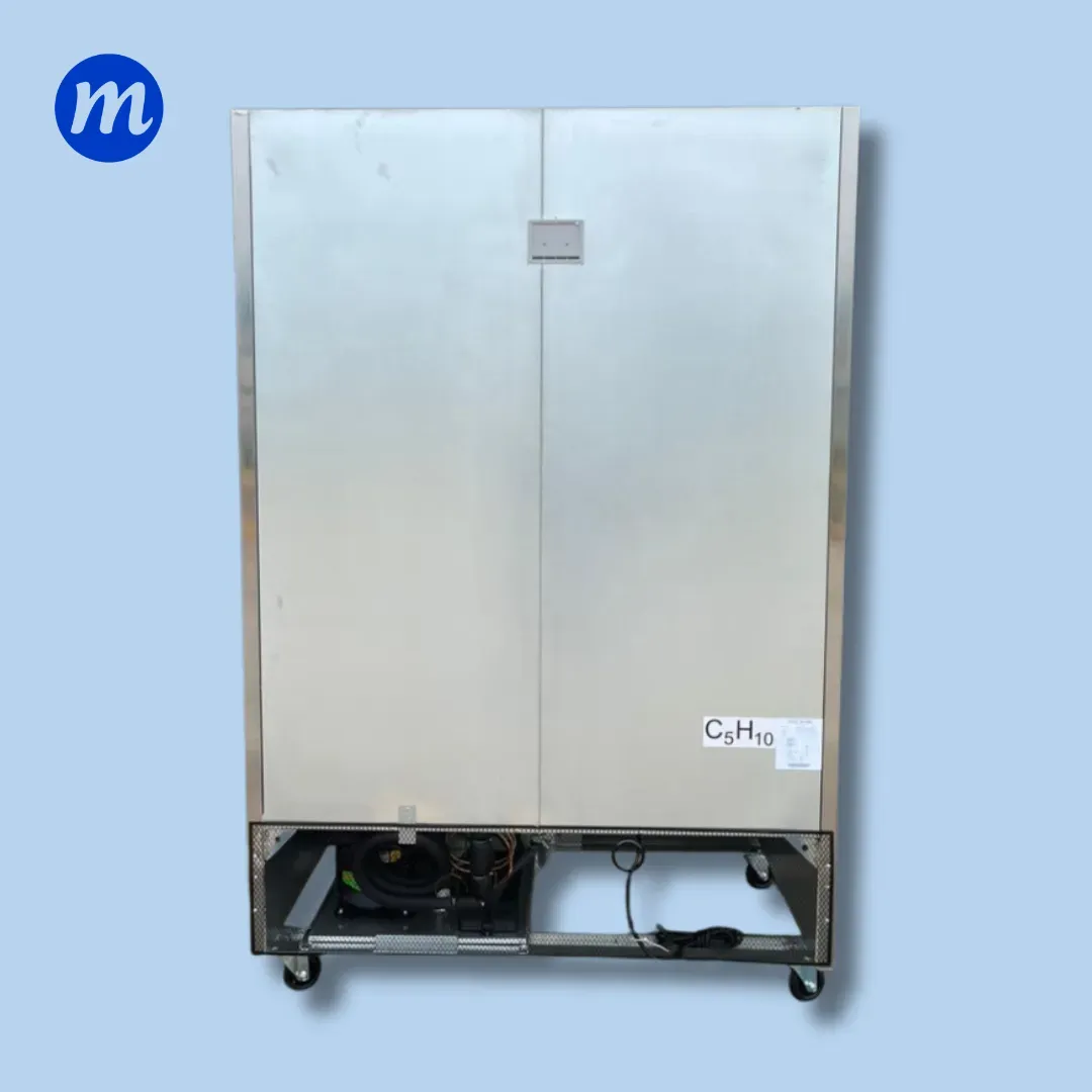 VITRINA 2 PUERTAS EN ACERO 1200L UNIDAD 1/5 HP 110V ATOSA