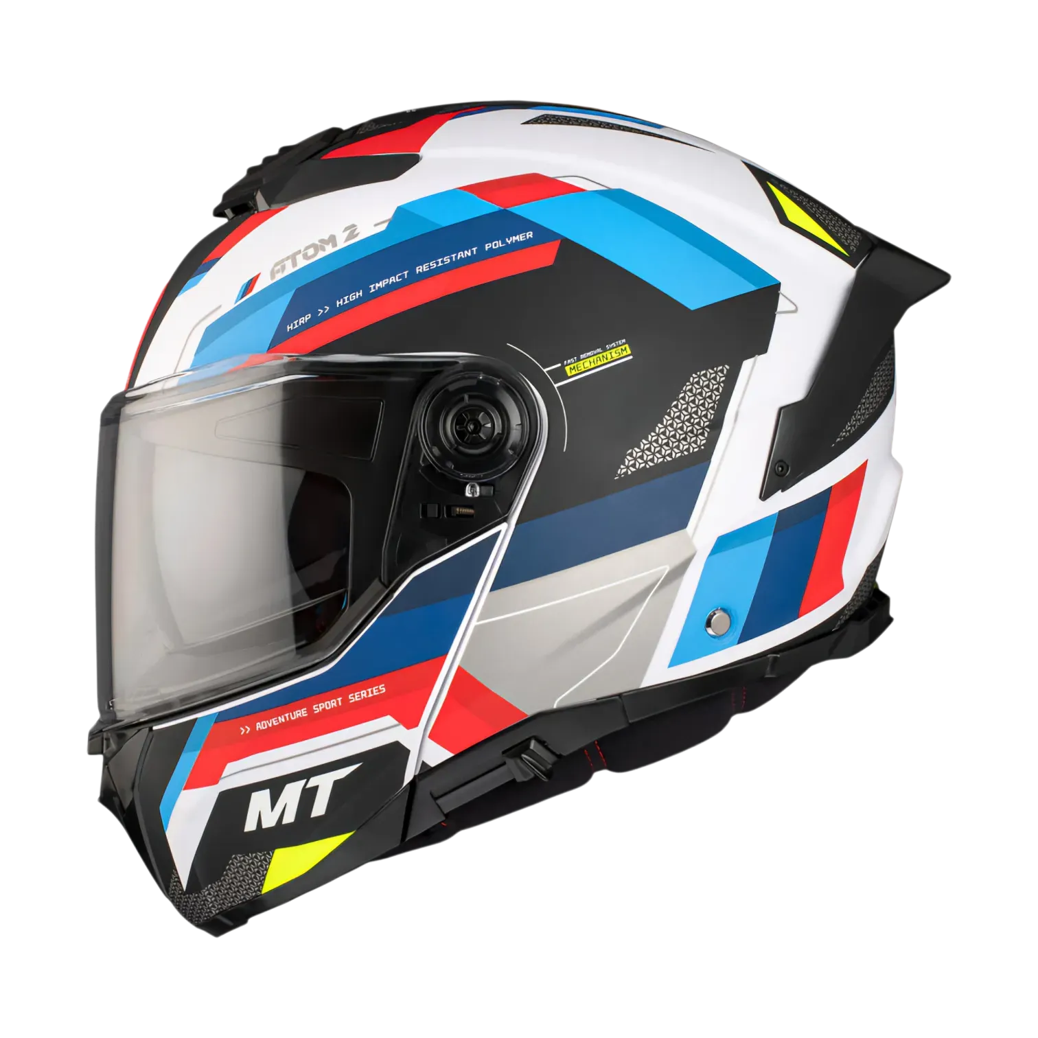 CASCO ABATIBLE MT HELMETS ATOM 2 SV BAST A0 PEARL GLOSS