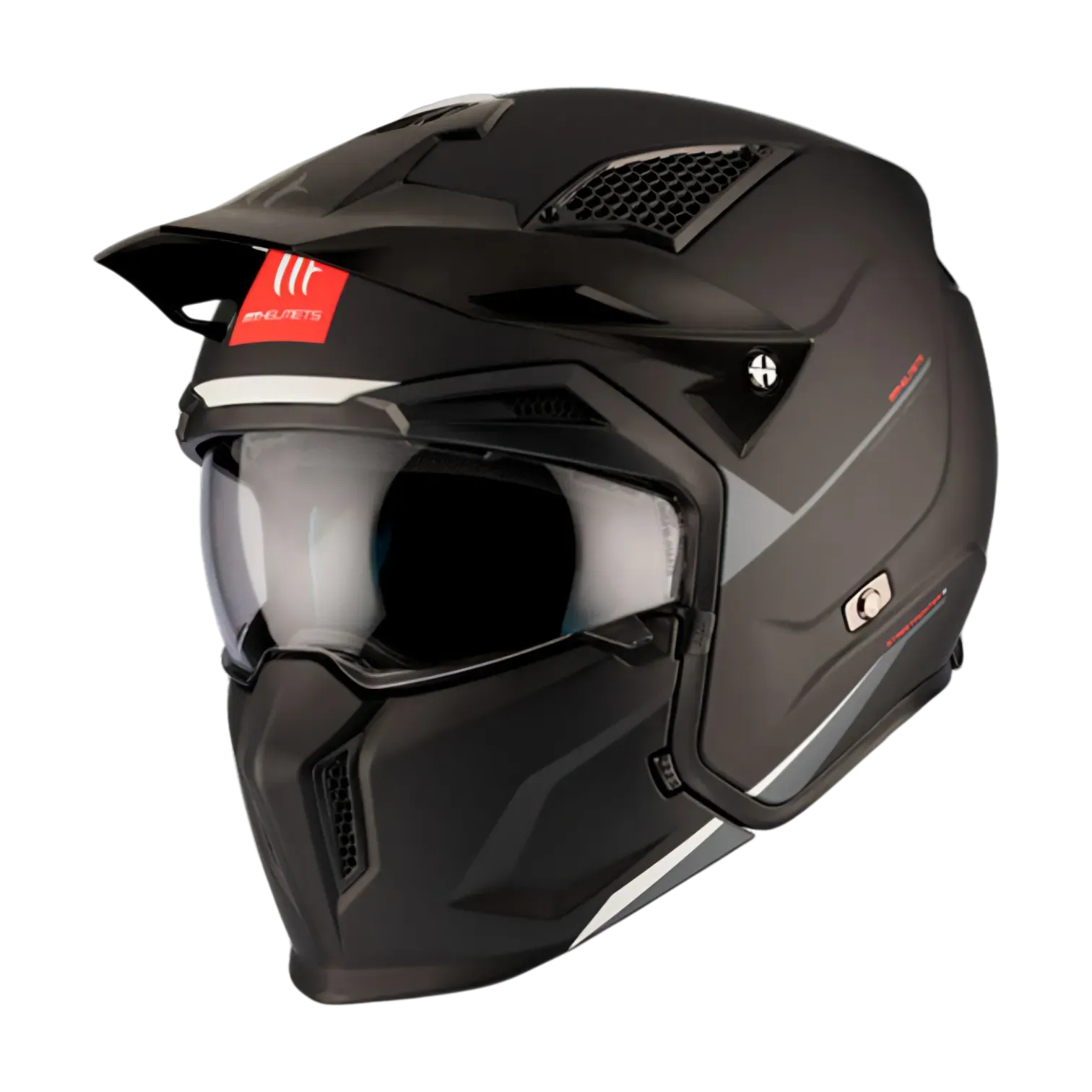 CASCO ABIERTO MT HELMETS STREETFIGHTER SV S SOLID A1 MATE
