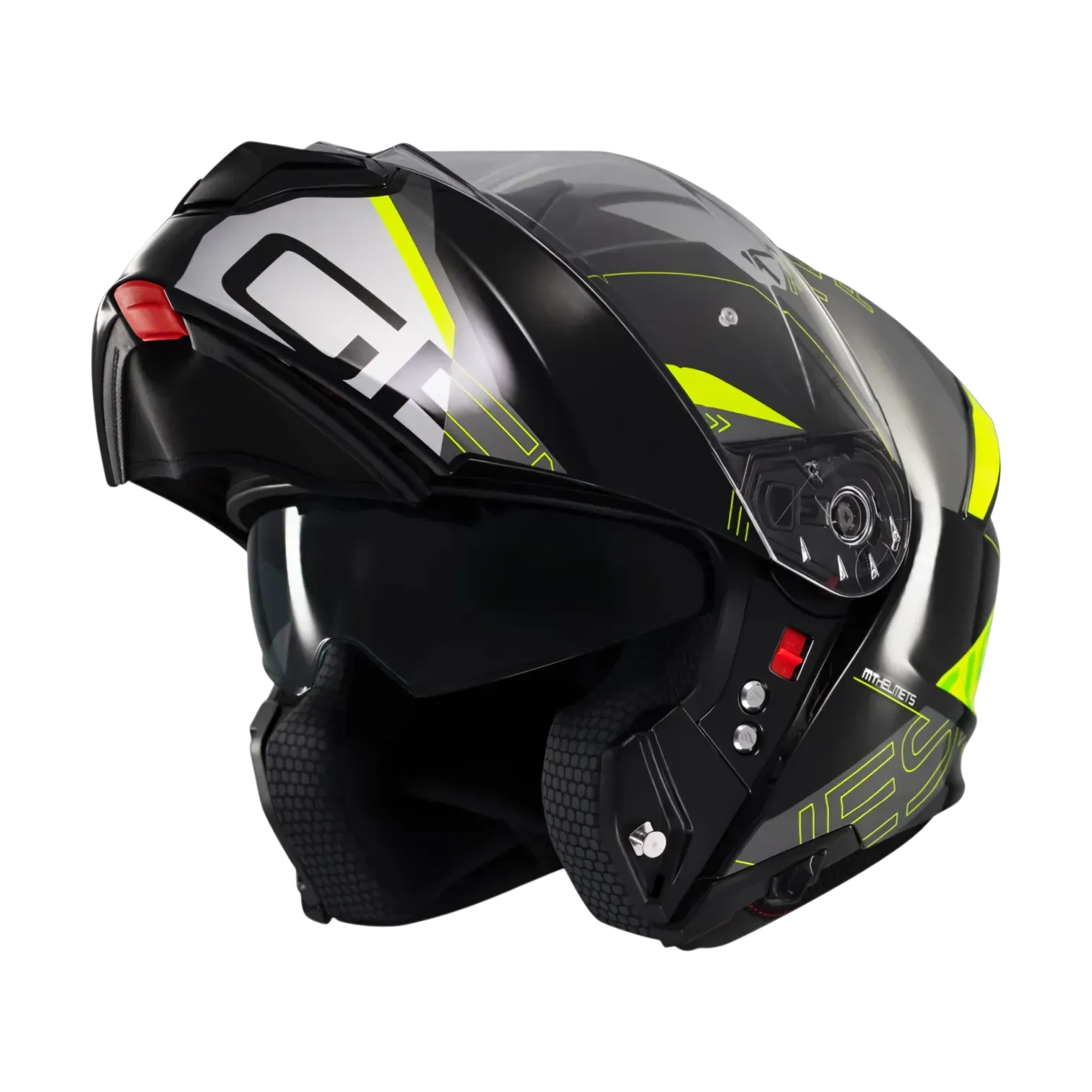CASCO ABATIBLE MT HELMETS GENESIS SV ATEMPO B3 FLUOR GLOSS