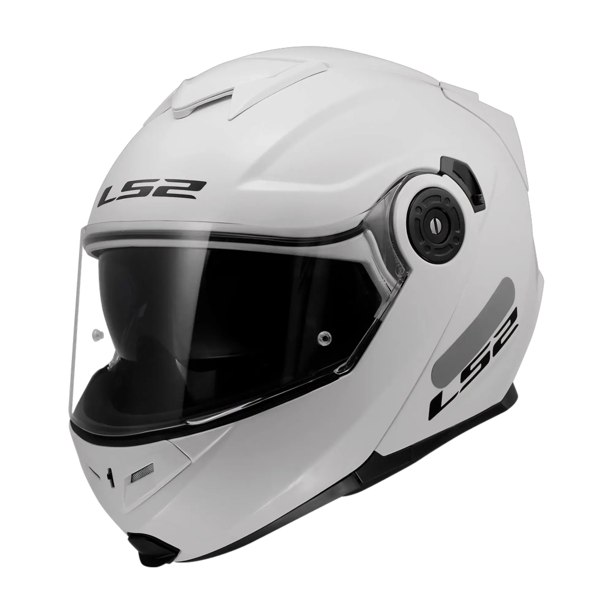 CASCO ABATIBLE LS2 FF345 SOLID GLOSS WHITE