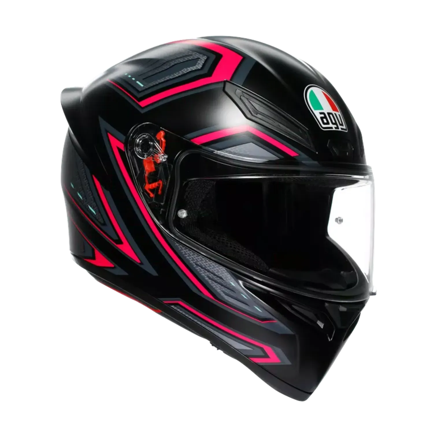 CASCO INTEGRAL AGV K1 S SLING MATT BLACK PINK