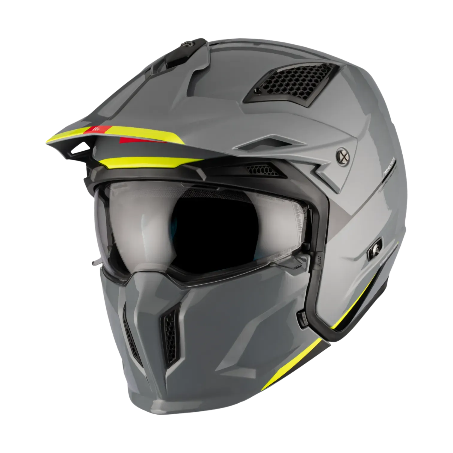 CASCO ABIERTO MT HELMETS STREETFIGHTER SV S SOLID A22 GLOSS GREY
