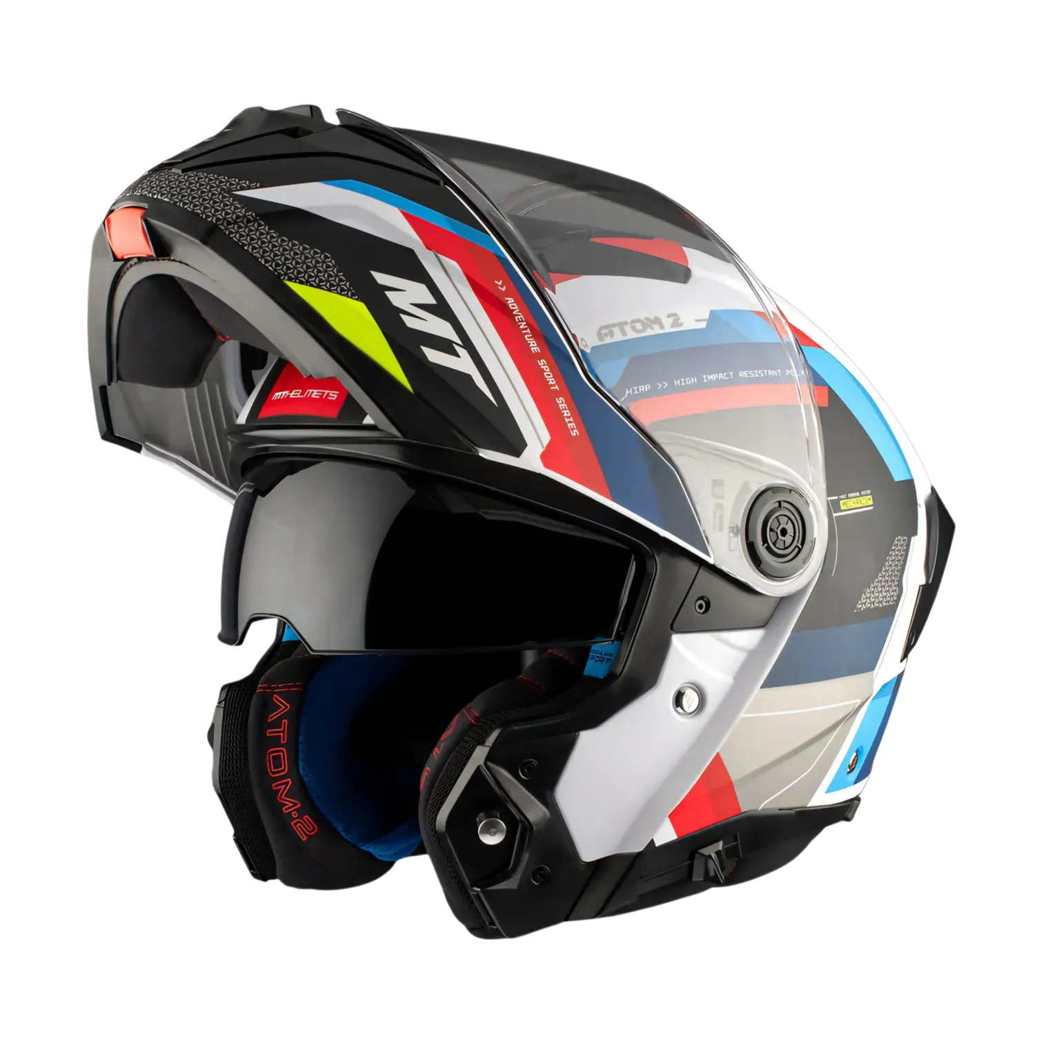 CASCO ABATIBLE MT HELMETS ATOM 2 SV BAST A0 PEARL GLOSS