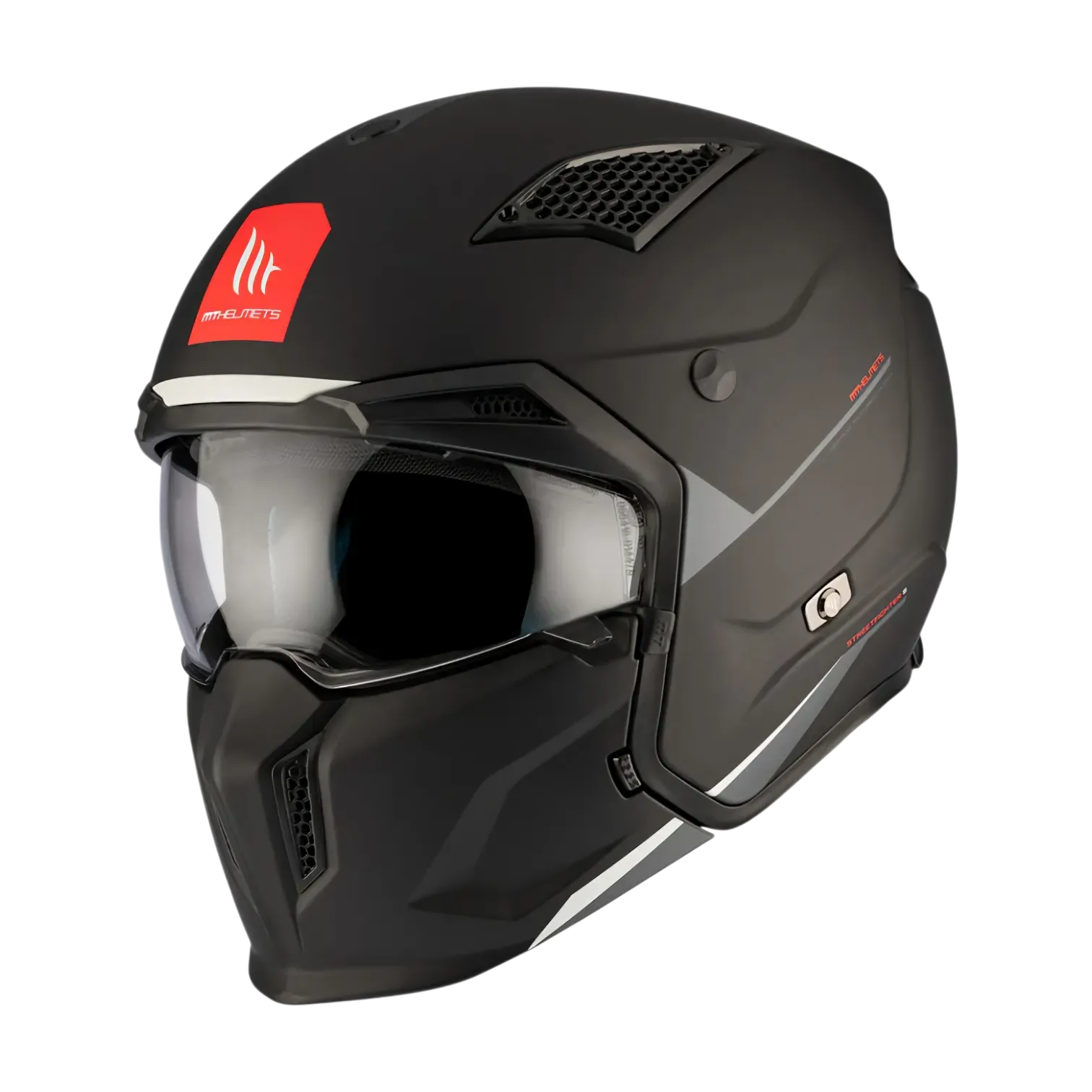 CASCO ABIERTO MT HELMETS STREETFIGHTER SV S SOLID A1 MATE