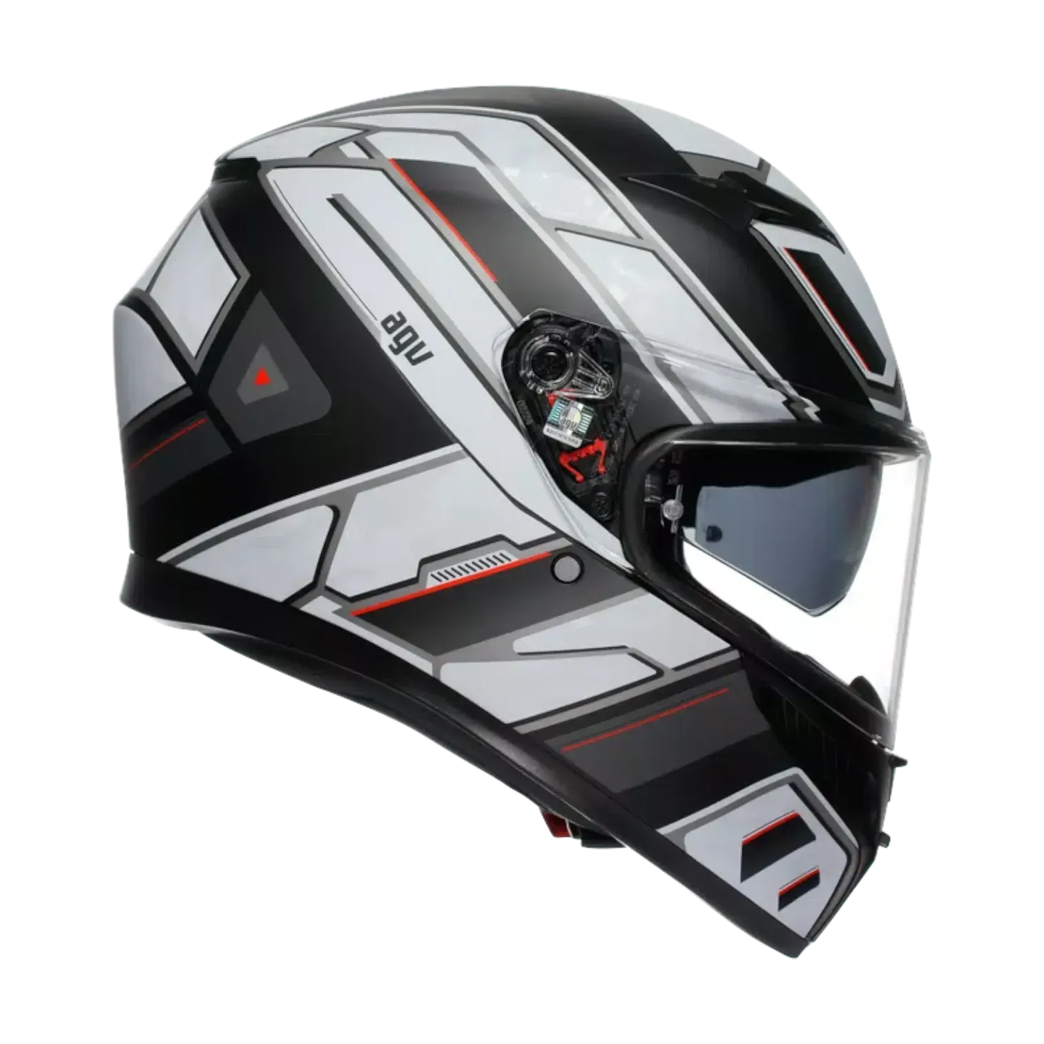 CASCO INTEGRAL AGV K3 RIVIA MATT BLACK WHITE