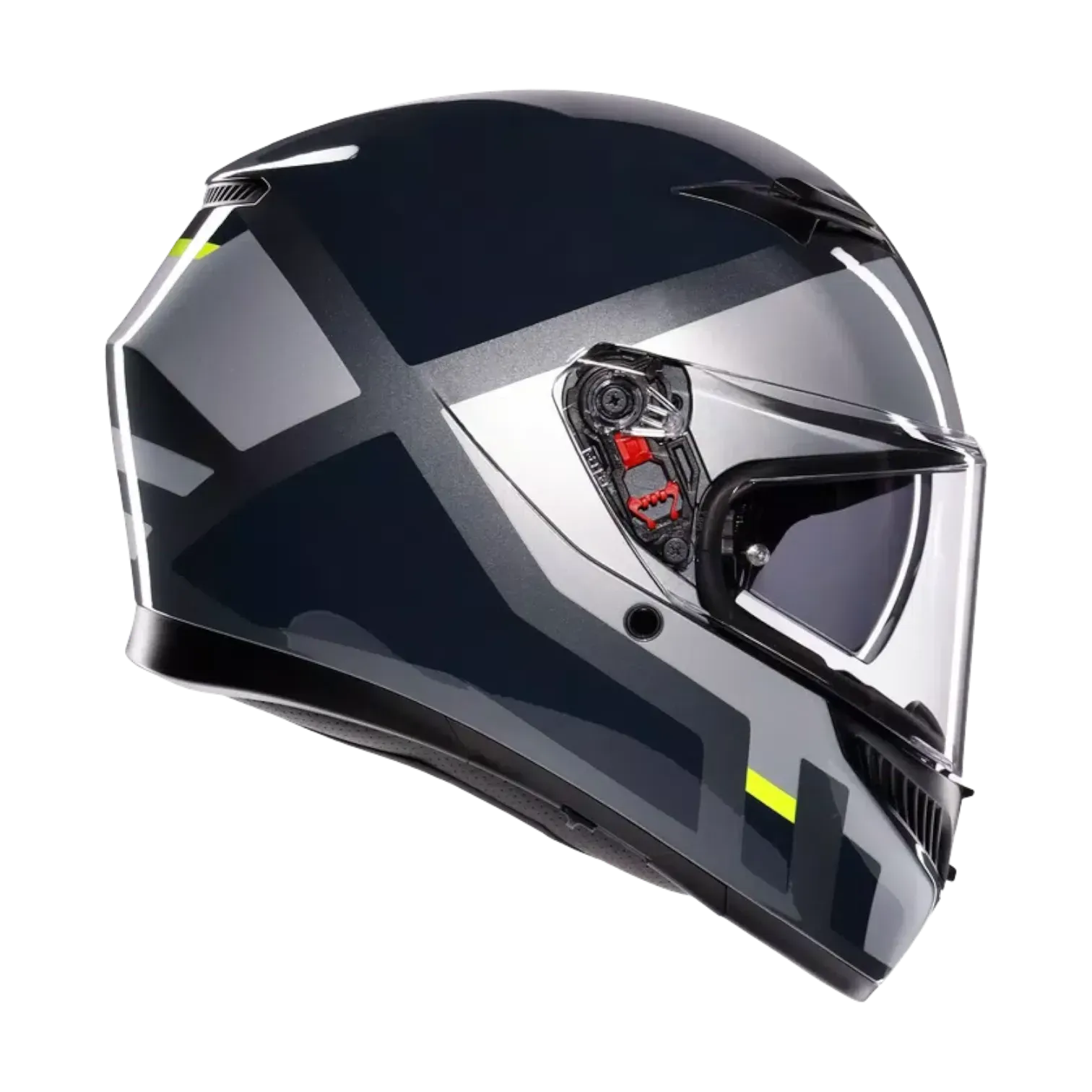 CASCO INTEGRAL AGV K3 SHADE GREY YELLOW FLUO