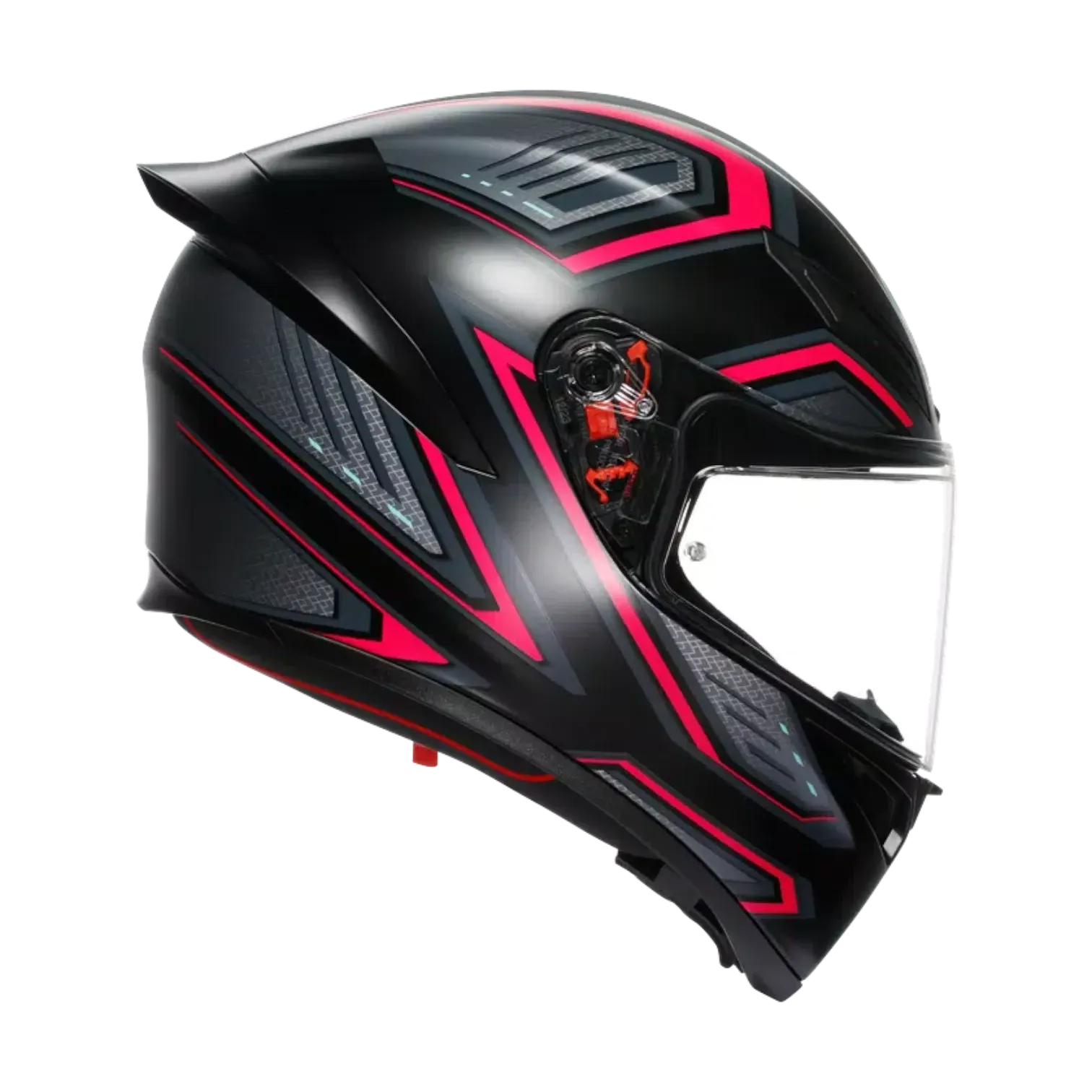 CASCO INTEGRAL AGV K1 S SLING MATT BLACK PINK