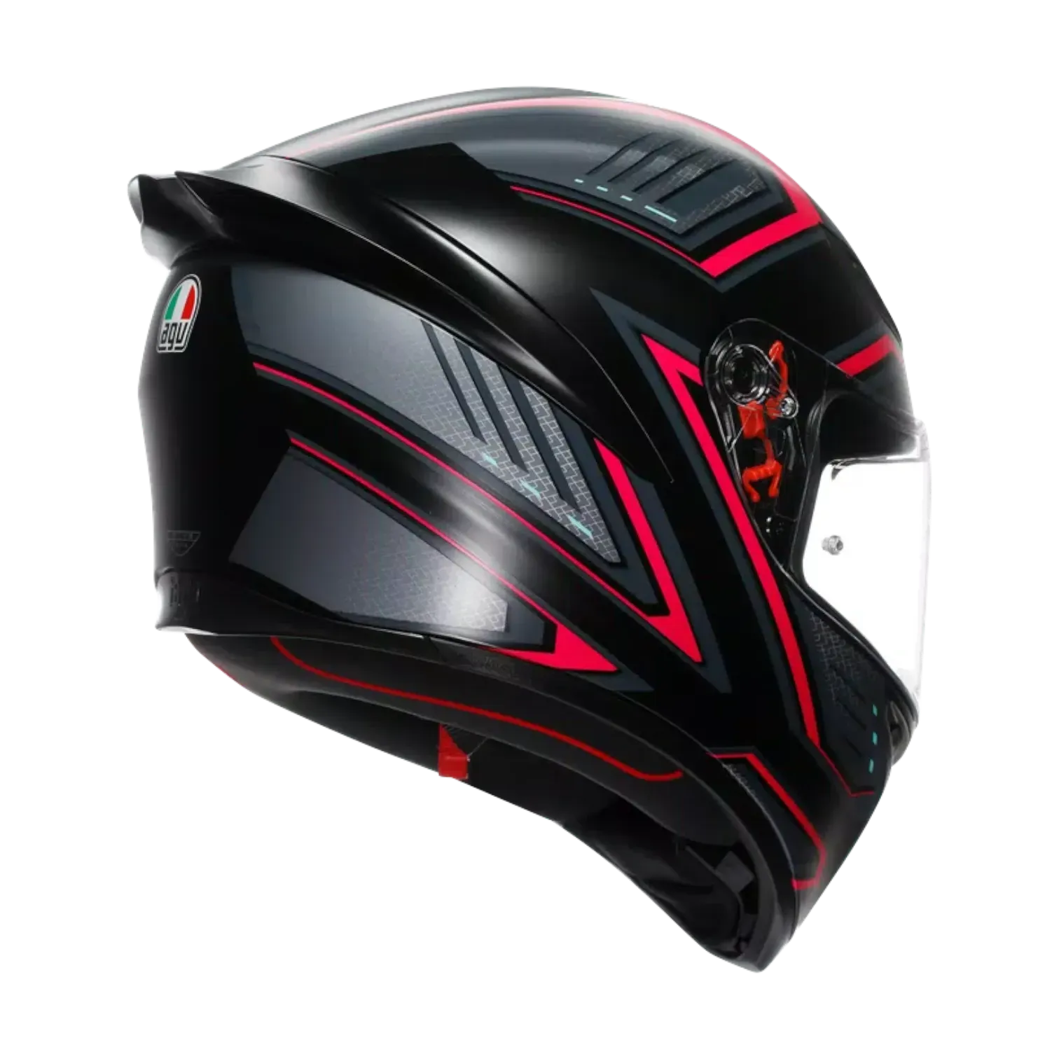 CASCO INTEGRAL AGV K1 S SLING MATT BLACK PINK