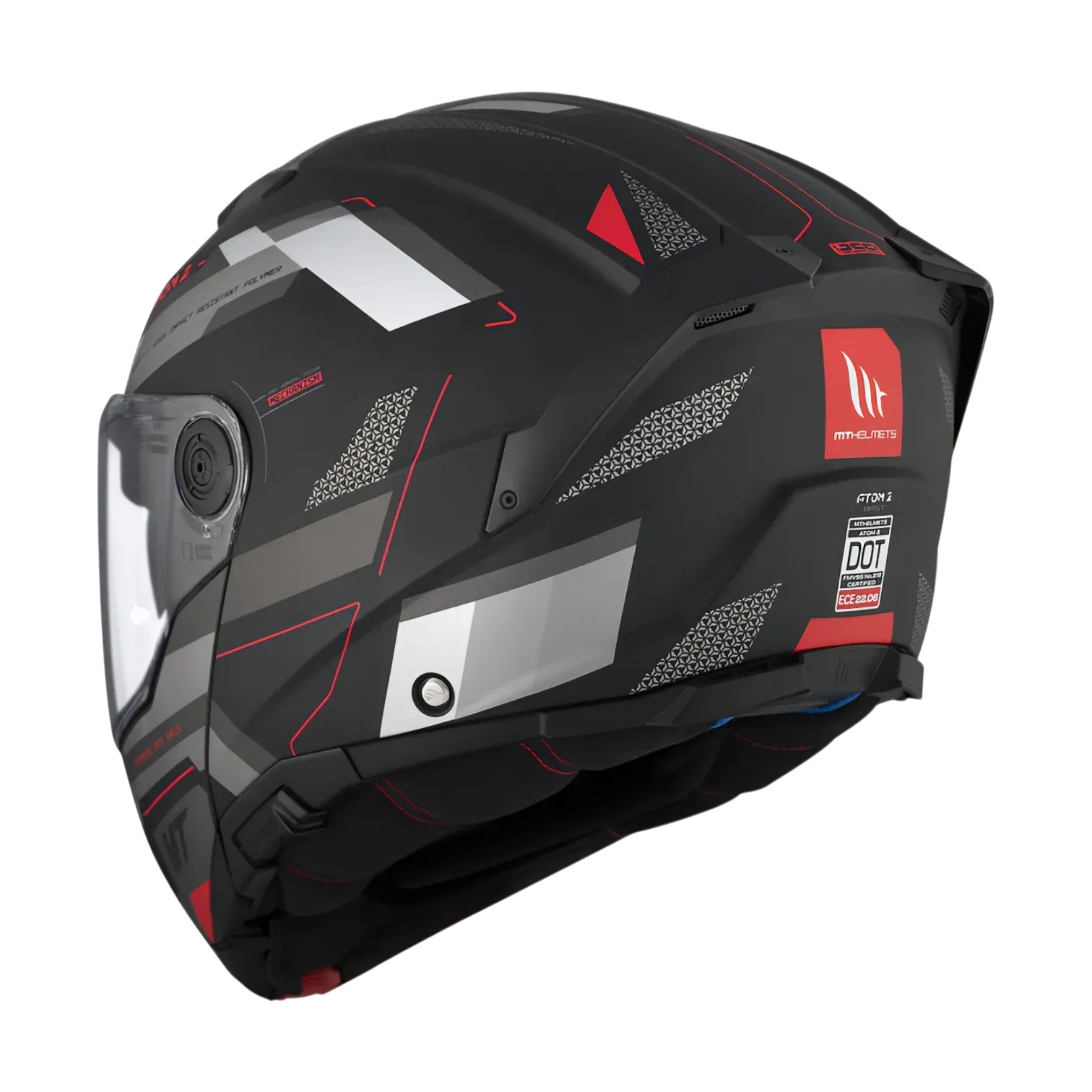 CASCO ABATIBLE MT HELMETS ATOM 2 SV BAST D5 MATT