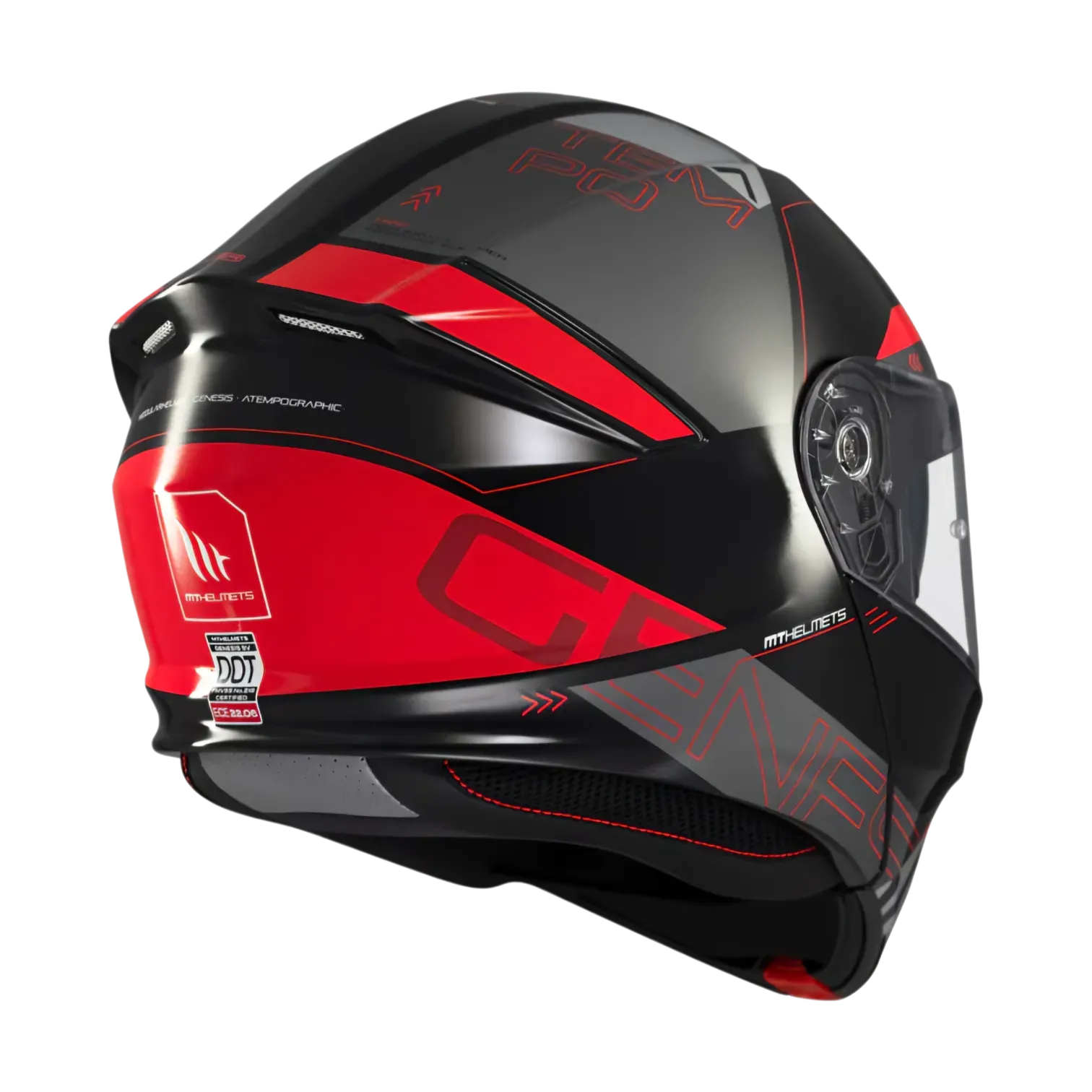 CASCO ABATIBLE MT HELMETS GENESIS SV ATEMPO B15 GLOSS