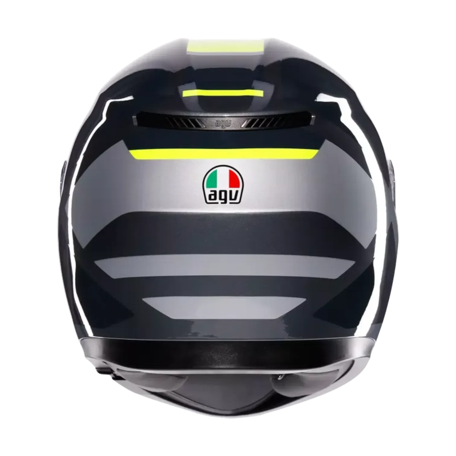 CASCO INTEGRAL AGV K3 SHADE GREY YELLOW FLUO