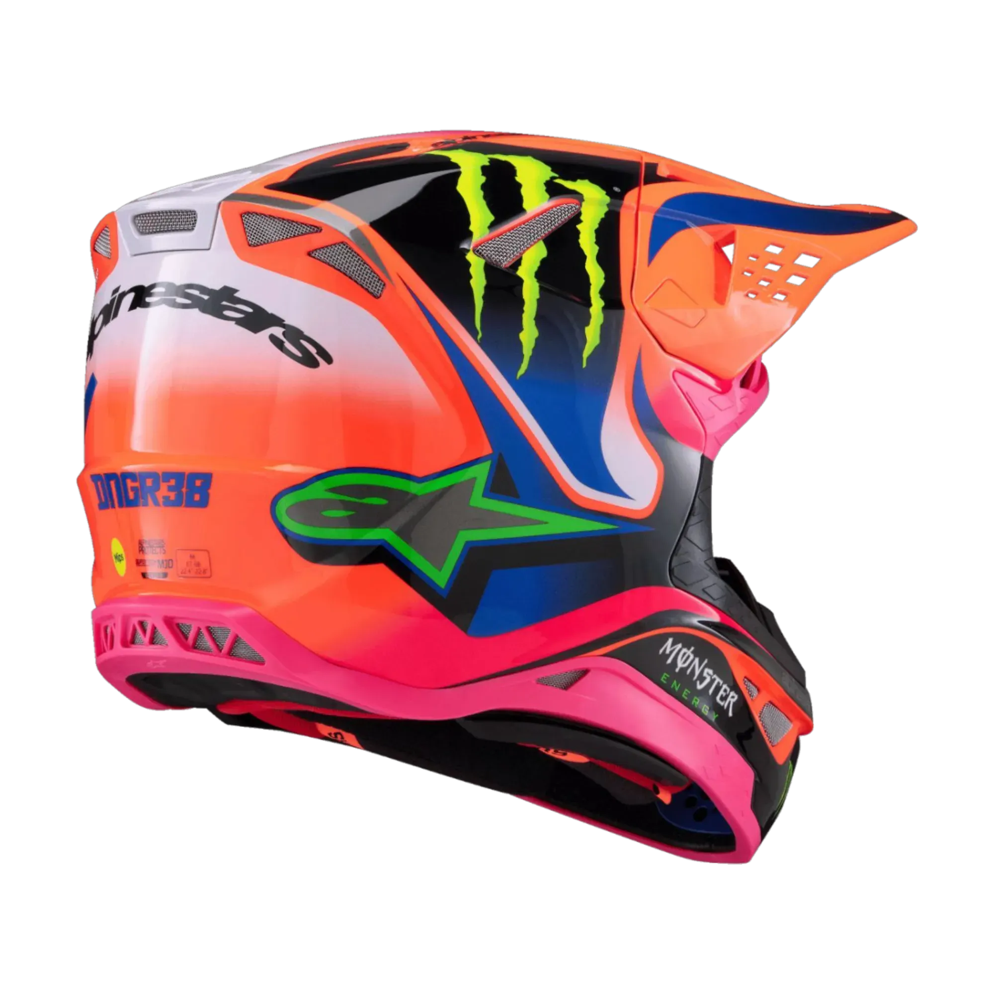 CASCO CROSS-ENDURO ALPINESTARS S-M10 LE DEEGAN MONSTER