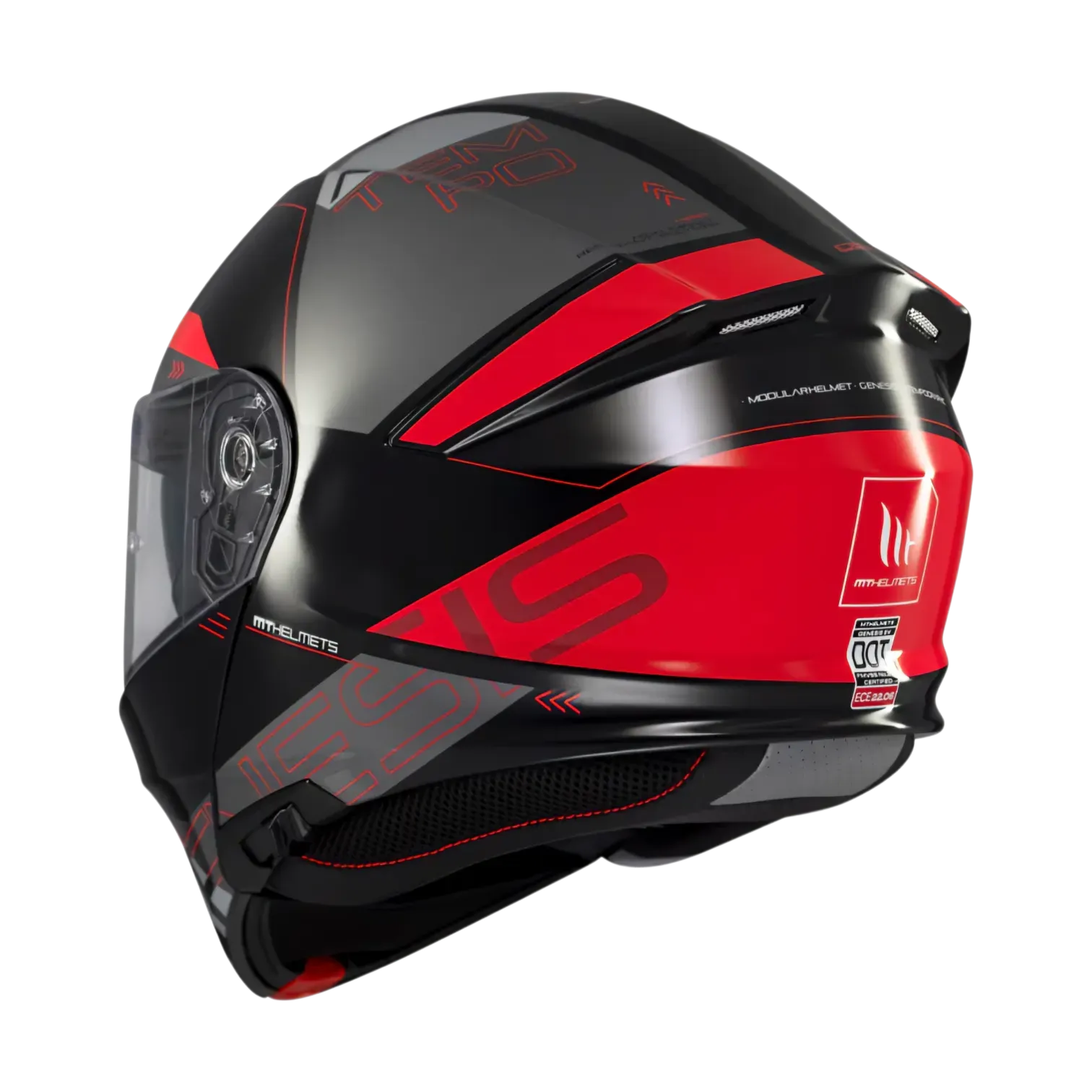 CASCO ABATIBLE MT HELMETS GENESIS SV ATEMPO B15 GLOSS