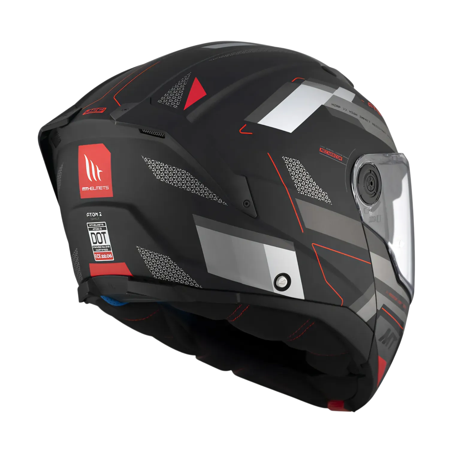 CASCO ABATIBLE MT HELMETS ATOM 2 SV BAST D5 MATT