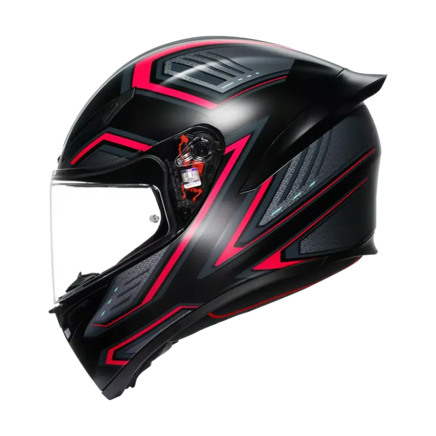 CASCO INTEGRAL AGV K1 S SLING MATT BLACK PINK